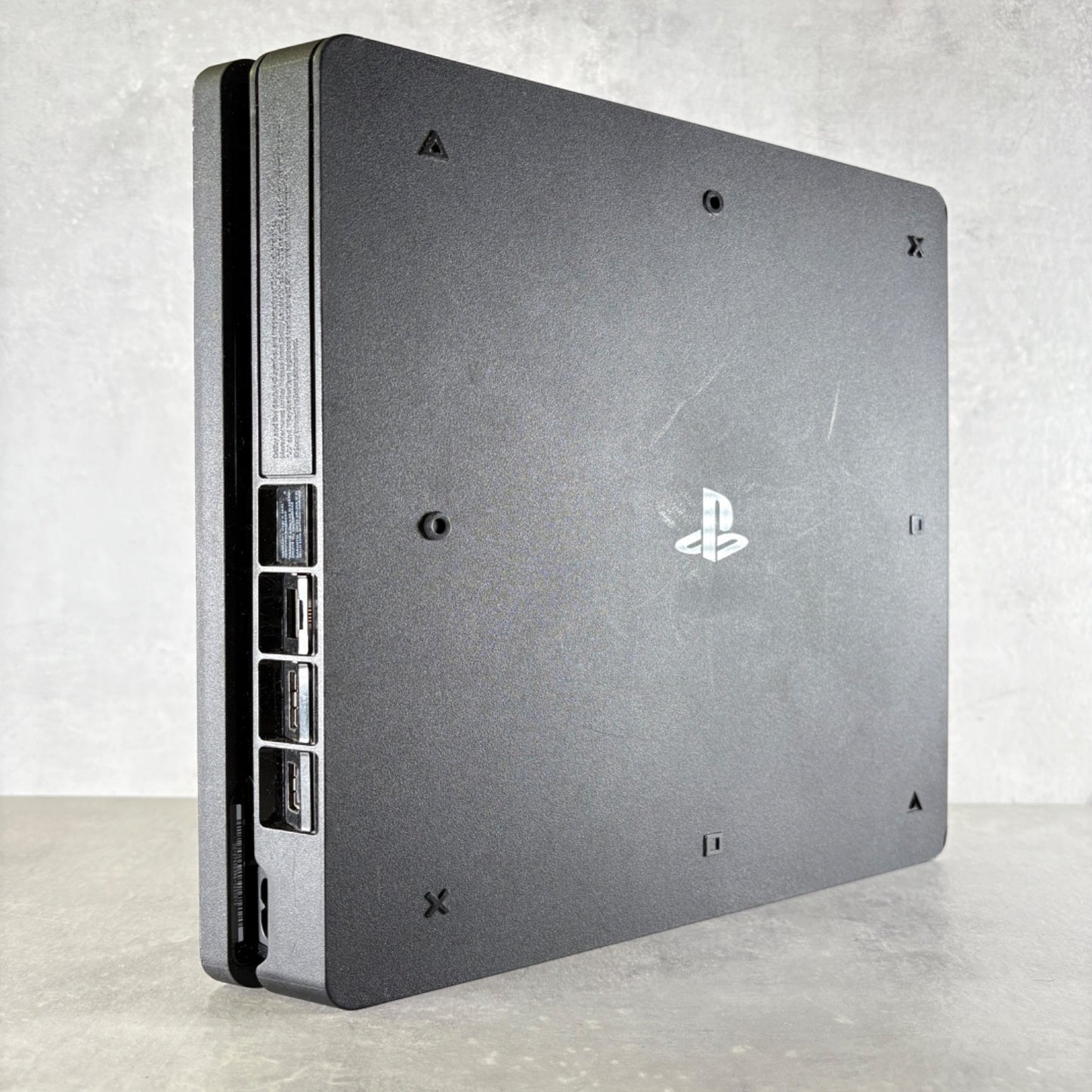 CONSOLE PLAYSTATION 4 SLIM PS4 Nero 500Gb + Cavi —FIRMWARE 12.50—