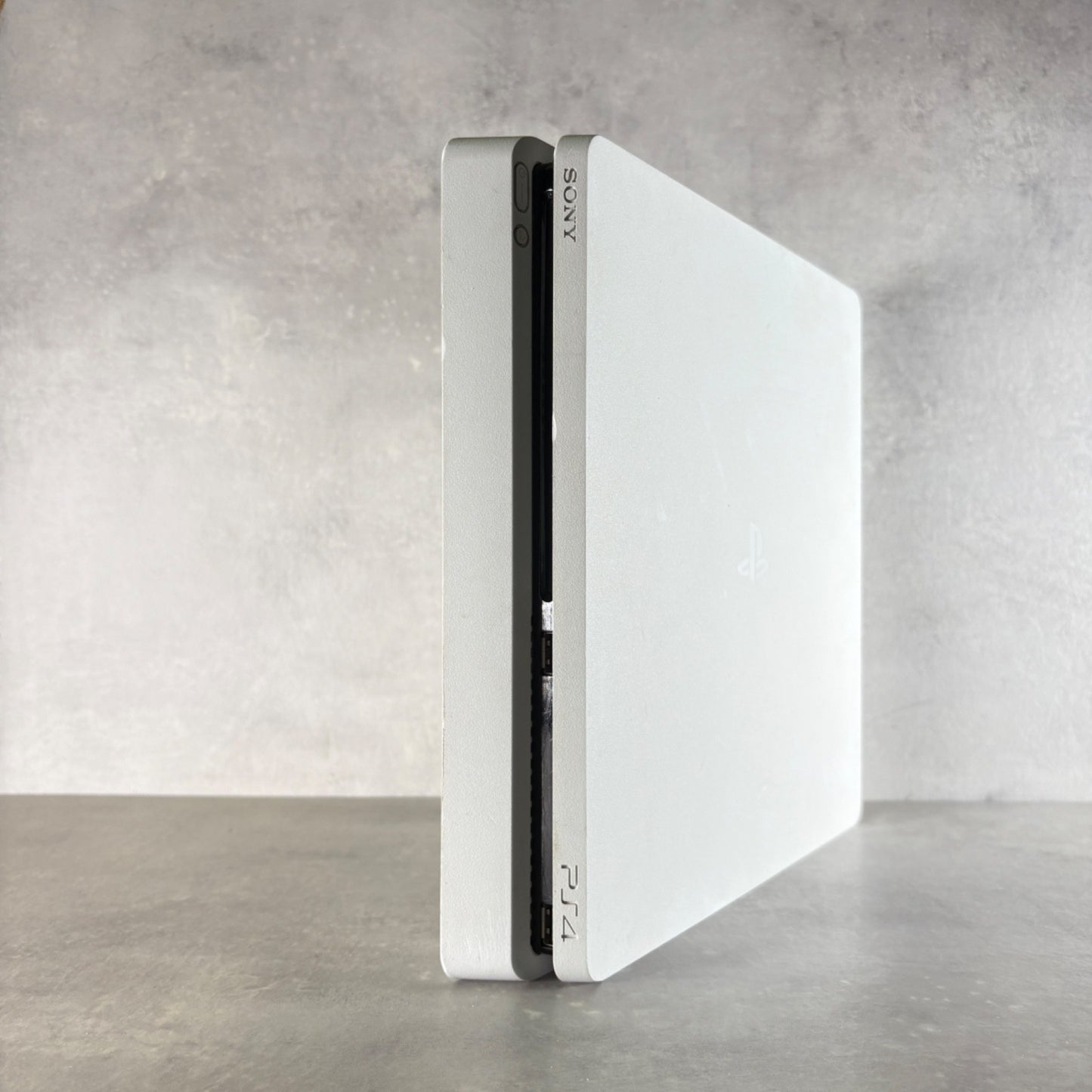 CONSOLE PLAYSTATION 4 SLIM PS4 Bianco 500Gb + Cavi e CONTROLLER —FIRMWARE 12.52—