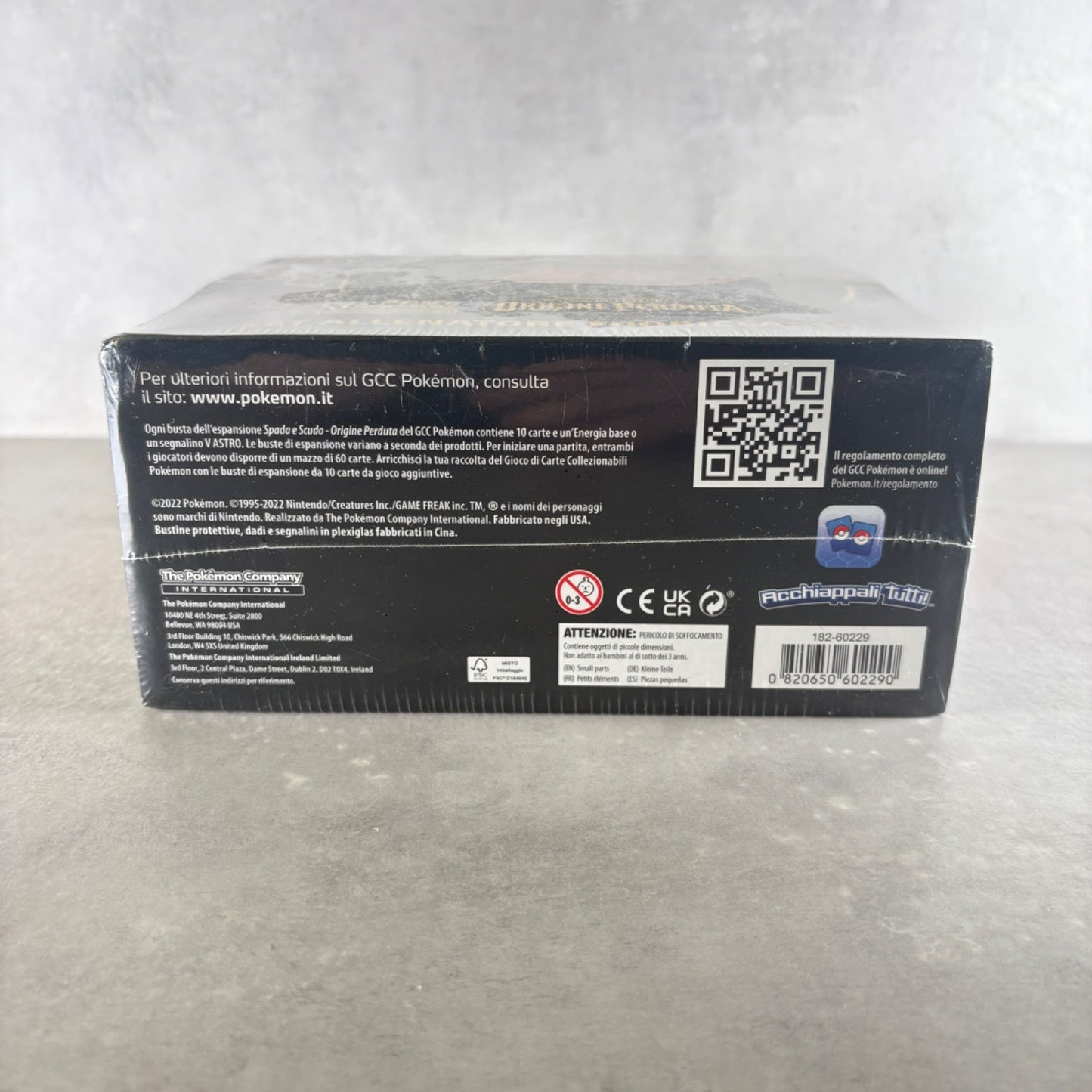 SET ALLENATORE FUORICLASSE ETB ORIGINE PERDUTA ITA SEALED
