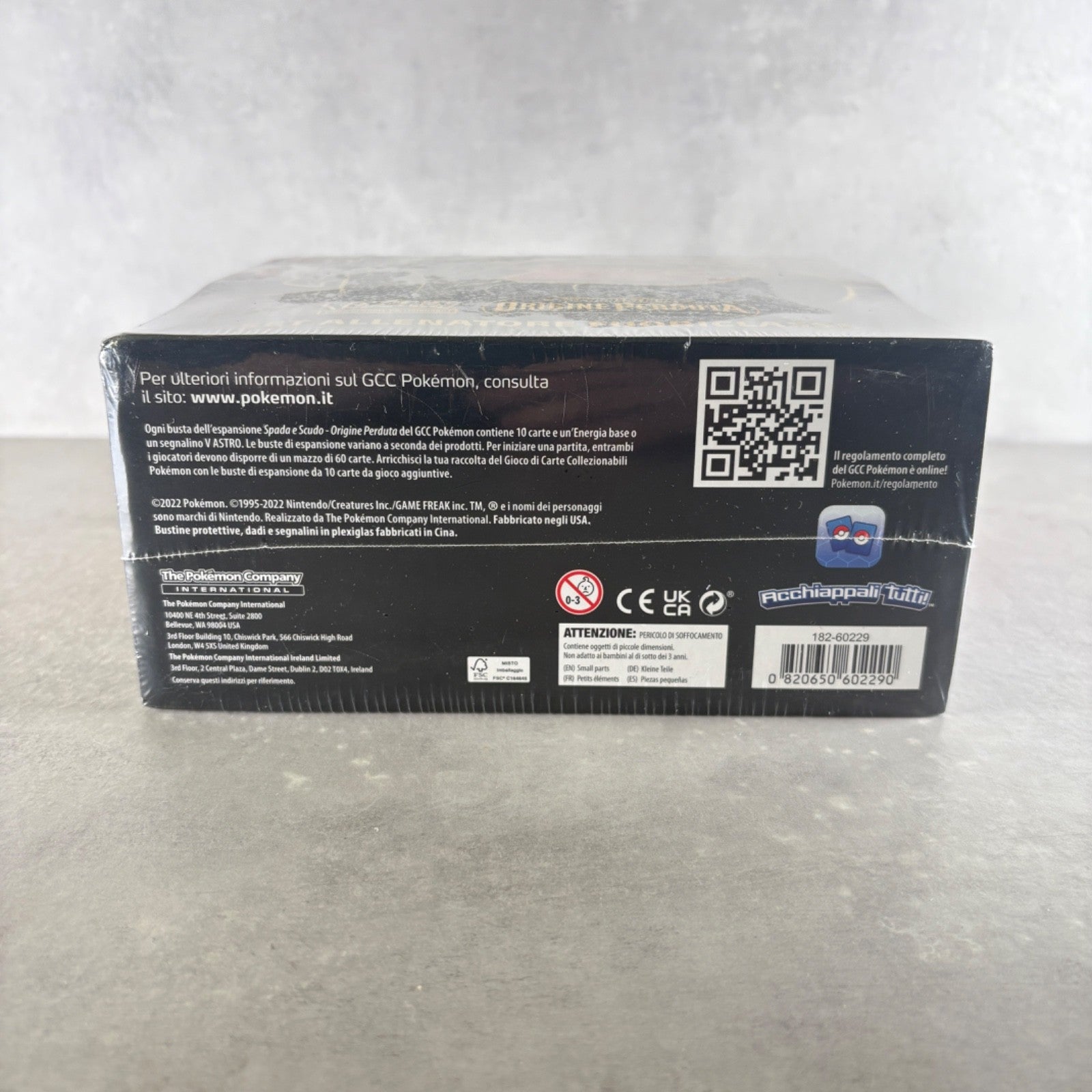 SET ALLENATORE FUORICLASSE ETB ORIGINE PERDUTA ITA SEALED