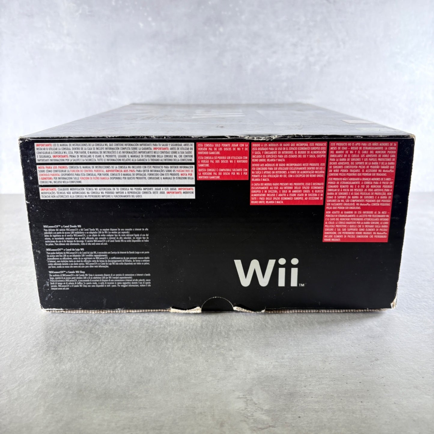 WII CONSOLE WII Nero EDIZIONE LIMITATA + WII Sports e WII Sports Resort COMPLETA