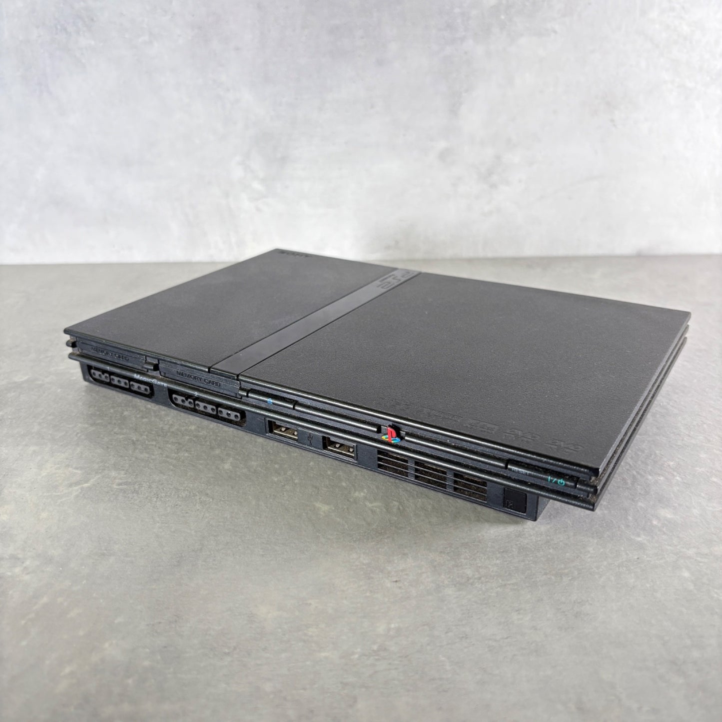 CONSOLE PS2 SLIM PLAYSTATION 2 SONY PAL con SCATOLA + CAVI e CONTROLLER