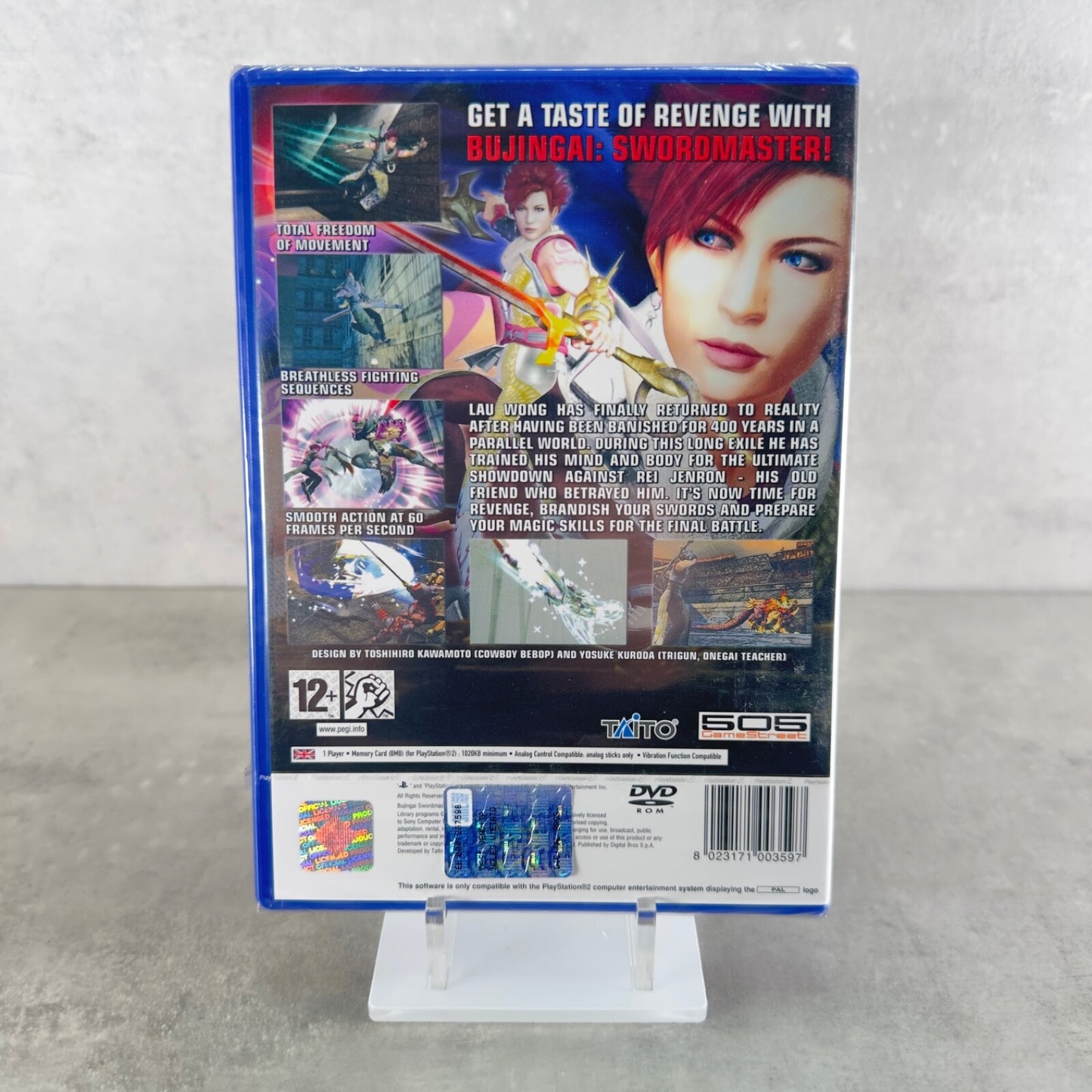 BUJINGAI SWORD MASTER PS2 PAL UK BRAND NEW SEALED PERFECT ORIGINAL 505 GAMES