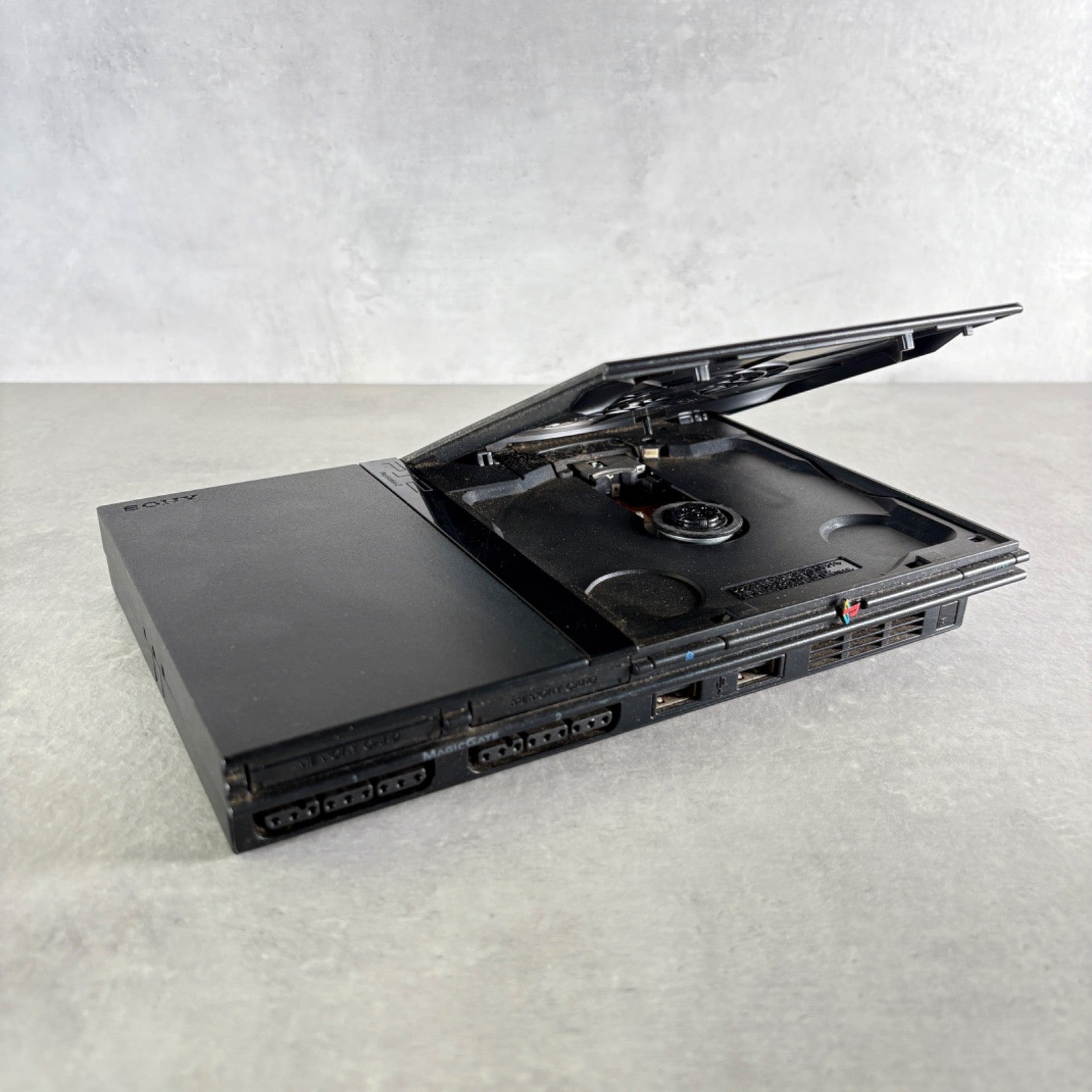 CONSOLE PS2 SLIM PLAYSTATION 2 SONY PAL con SCATOLA + CAVI e CONTROLLER