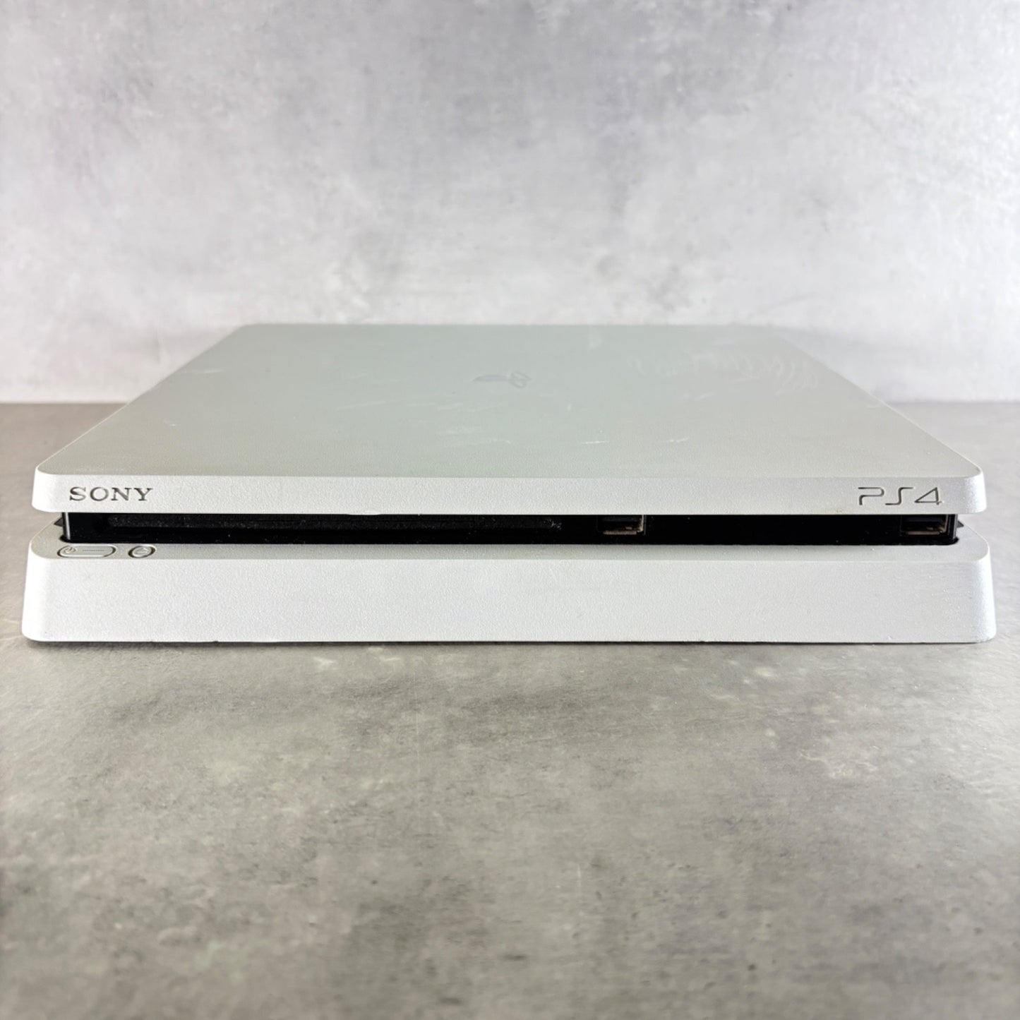 CONSOLE PLAYSTATION 4 SLIM PS4 Bianco 500Gb + Cavi e CONTROLLER —FIRMWARE 12.52—