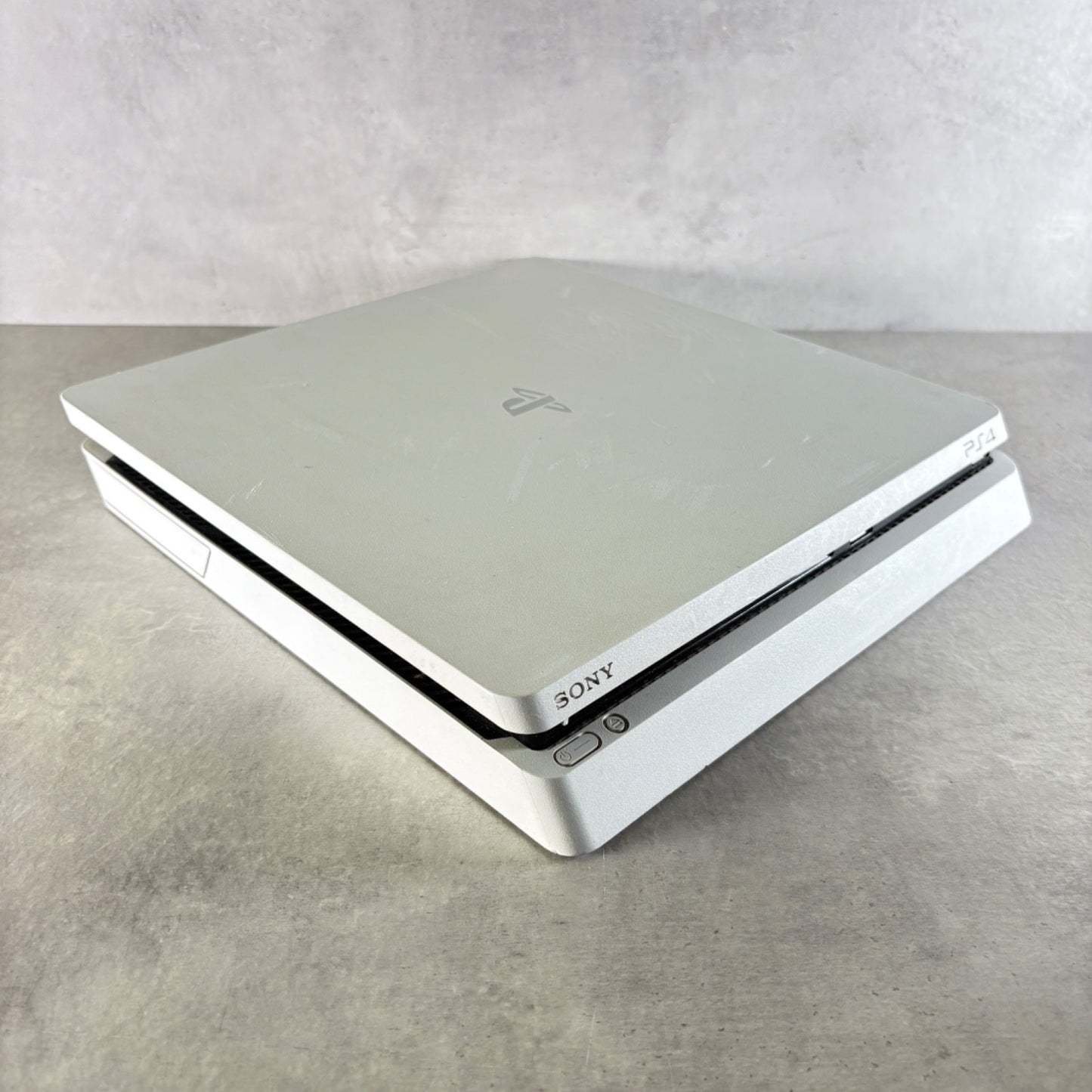 CONSOLE PLAYSTATION 4 SLIM PS4 Bianco 500Gb + Cavi e CONTROLLER —FIRMWARE 12.52—
