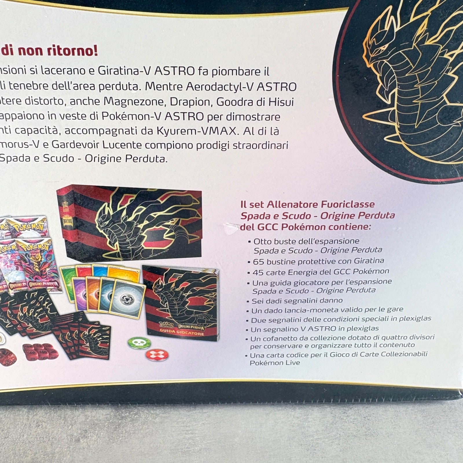 SET ALLENATORE FUORICLASSE ETB ORIGINE PERDUTA ITA SEALED