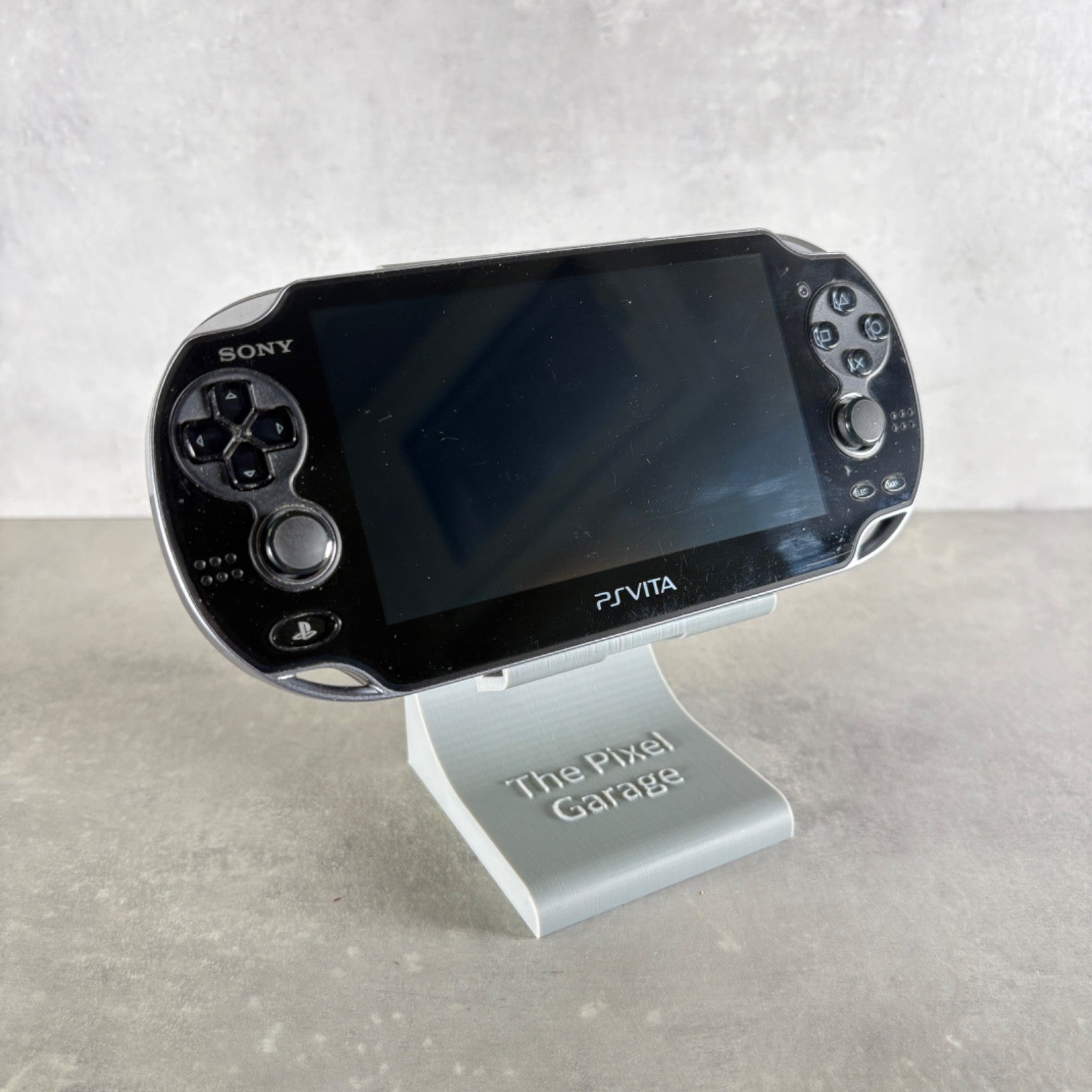 Sony PS VITA OLED PCH-1004 Nero CONSOLE Completa Di Tutto + Caricatore