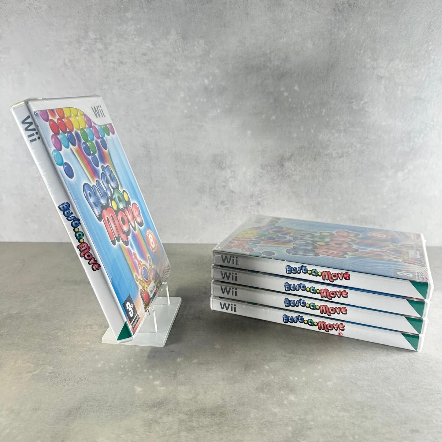 BUST A MOVE NINTENDO WII MULTILINGUA (ITA🇮🇹) Sigillato -5 unità -