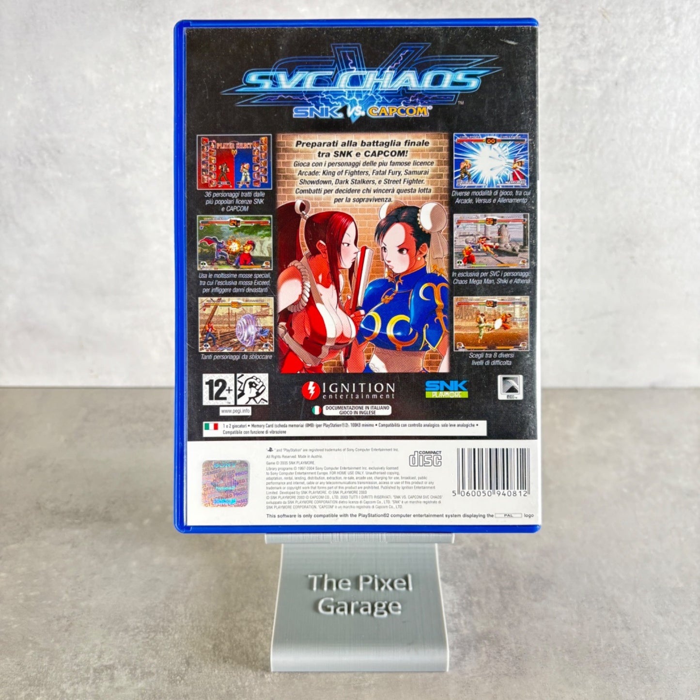 SVC CHAOS SNK VS CAPCOM PLAYSTATION 2 PS2 ITALIANO Completo