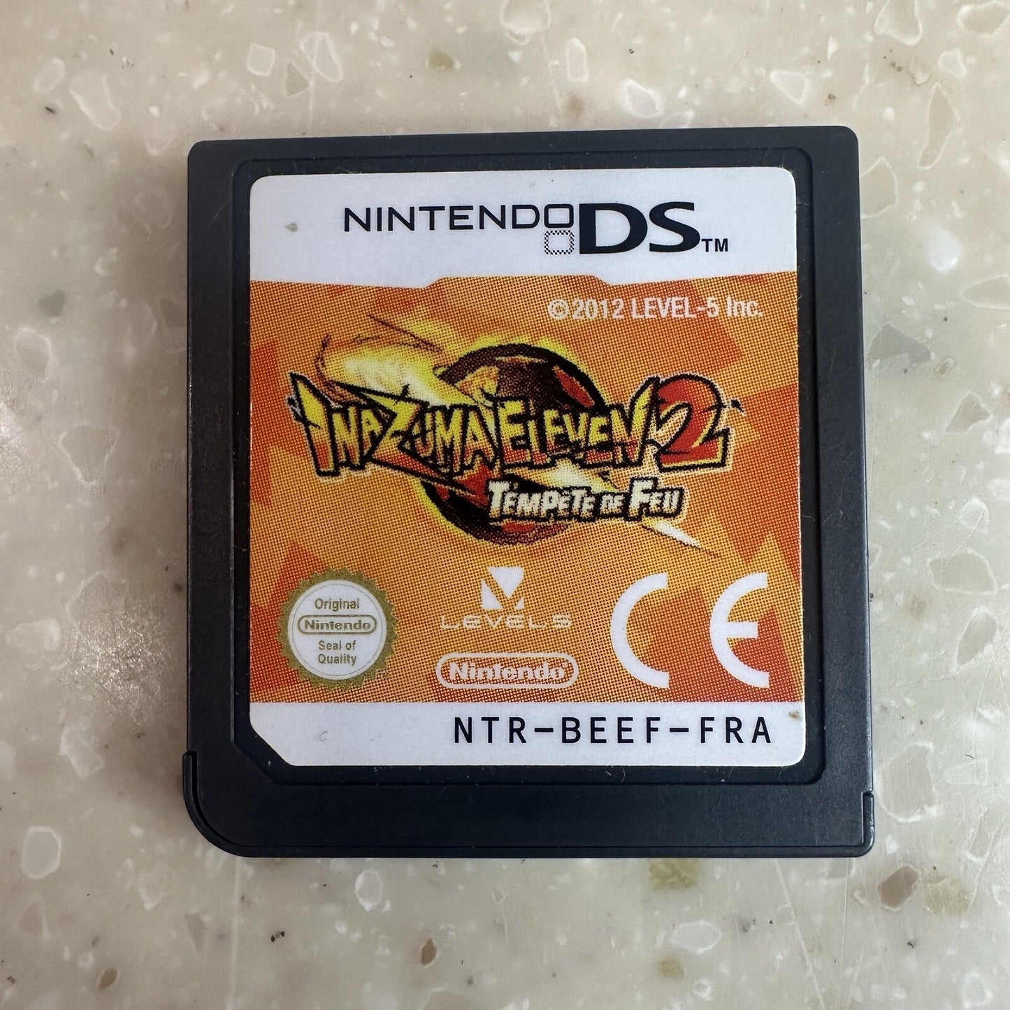 INAZUMA ELEVEN 2 TEMPESTA DI FUOCO NINTENDO DA Cartuccia Francese
