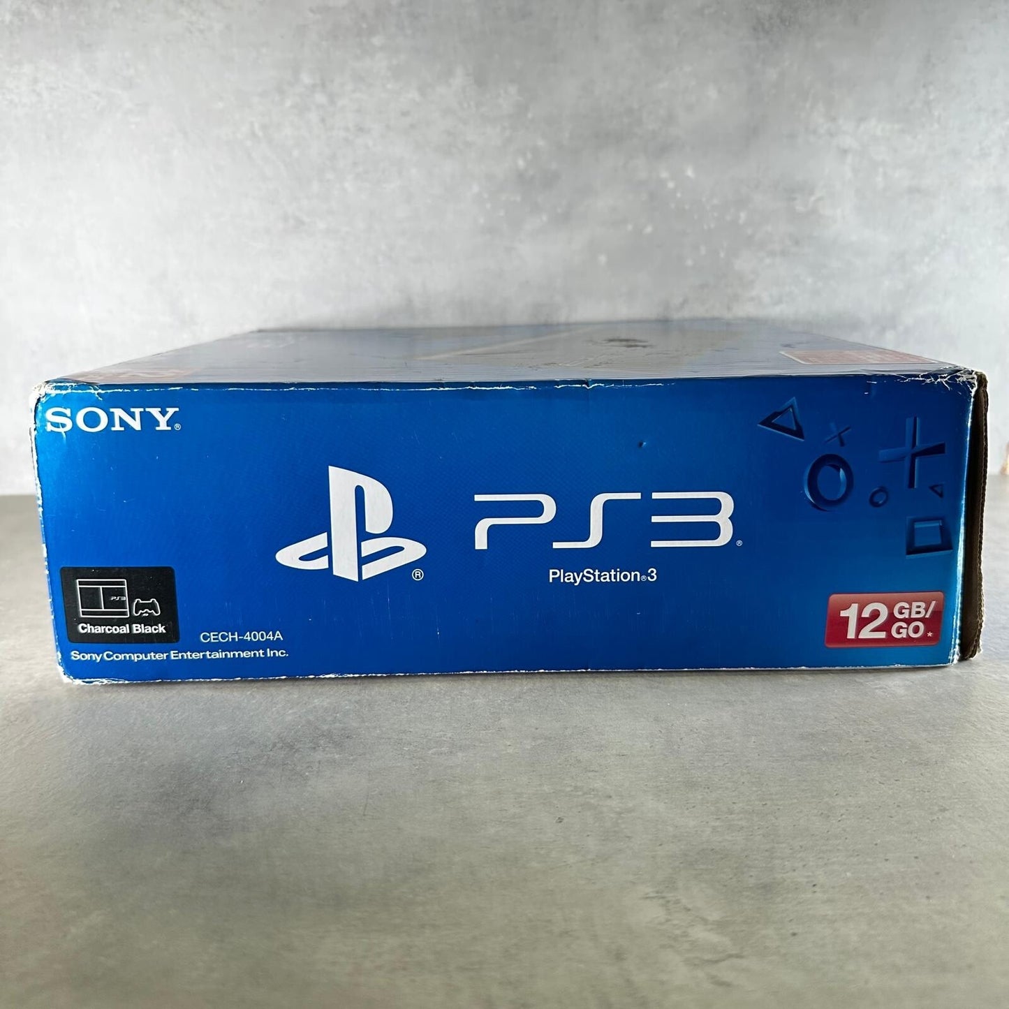 CONSOLE PS3 SUPER SLIM PLAYSTATION 3 SONY 12GB PAL COMPLETA con SCATOLA