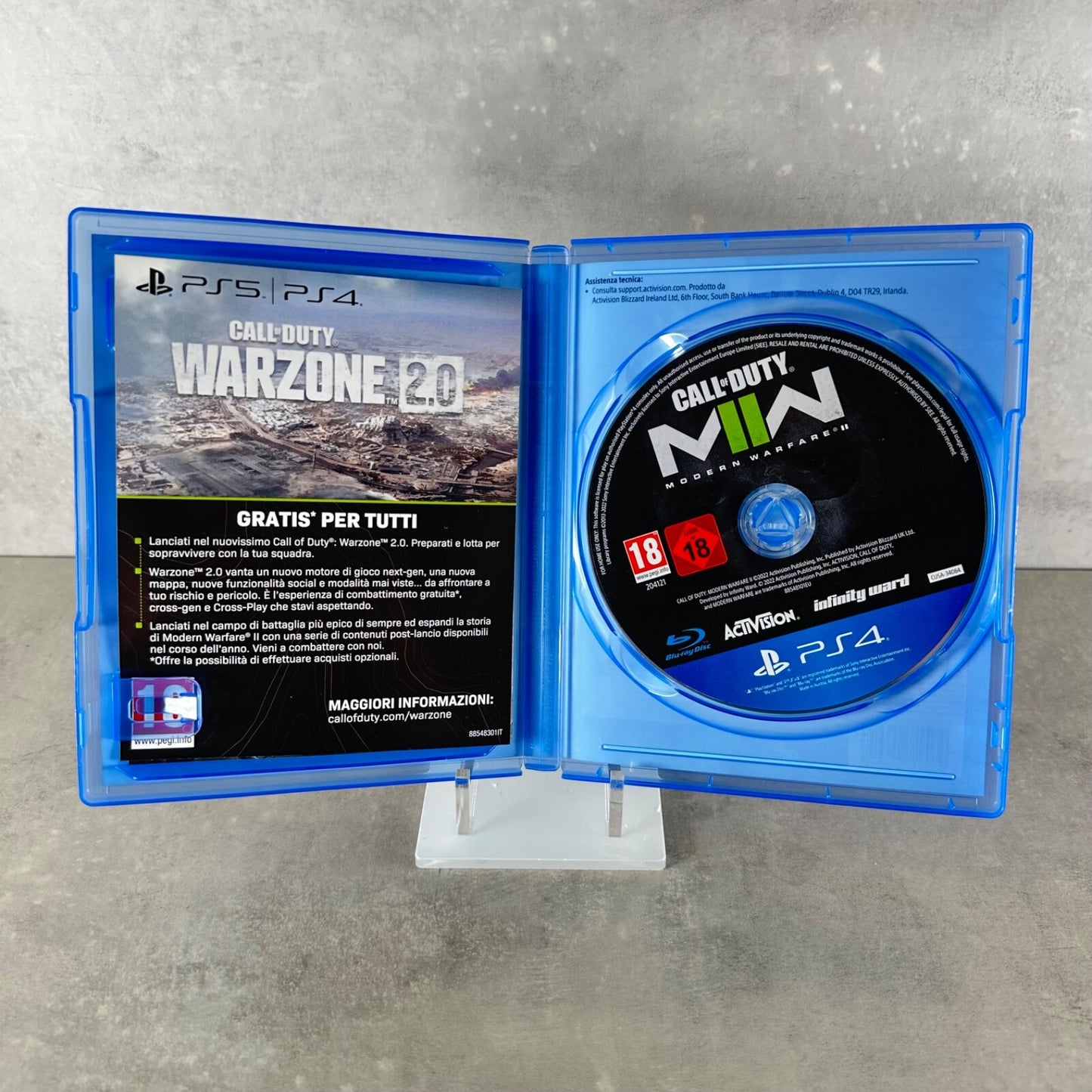 CALL OF DUTY MODERN WARFARE 2 PS4 Ita VIDEOGIOCO + STEELBOCK