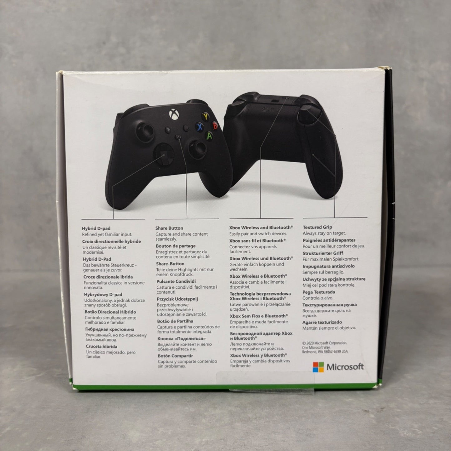 CONTROLLER XBOX ONE S/X WIRELESS Originale Microsoft Nero Con SCATOLA