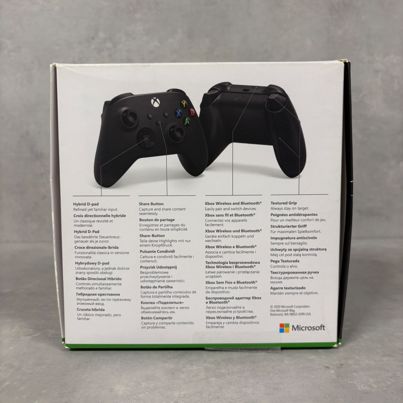 CONTROLLER XBOX ONE S/X WIRELESS Originale Microsoft Nero Con SCATOLA