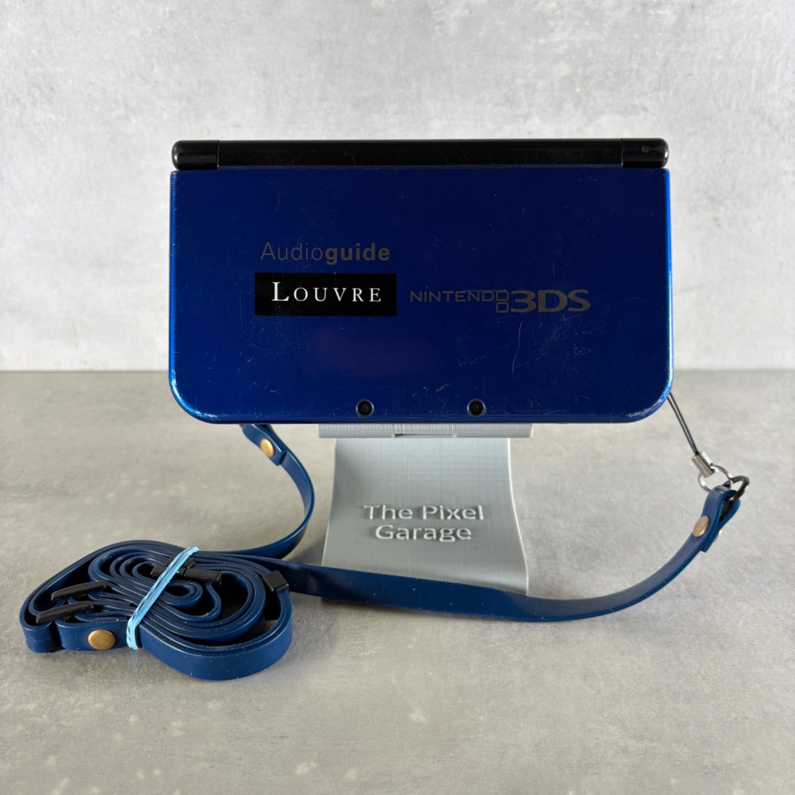 NEW NINTENDO 3DS XL LOUVRE MUSEUM EDITION Audioguida Solo CONSOLE Blu