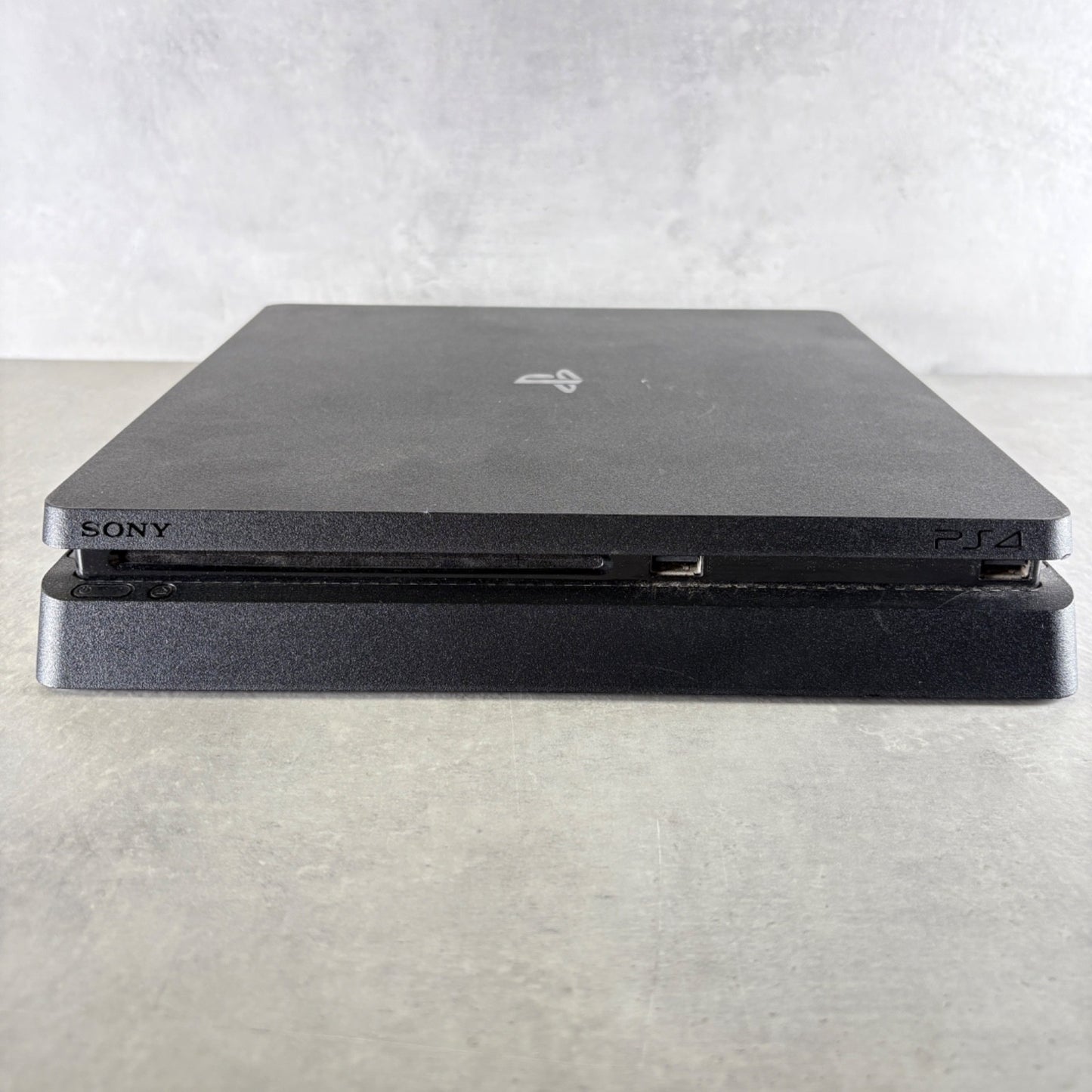 CONSOLE PLAYSTATION 4 SLIM PS4 Nera 500Gb + CONTROLLER e Cavi —FIRMWARE 12.00—