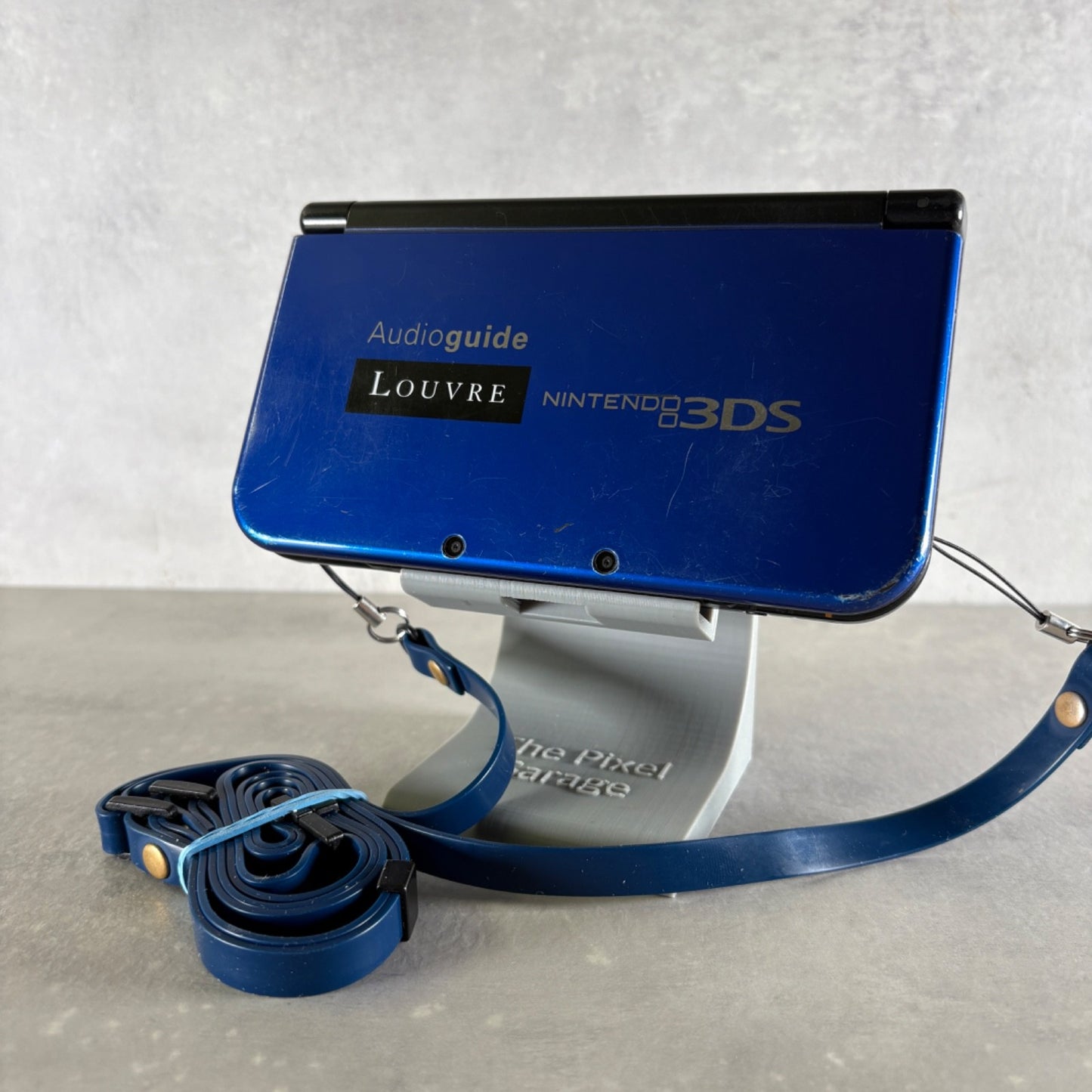 NEW NINTENDO 3DS XL LOUVRE MUSEUM EDITION Audioguida Solo CONSOLE Blu
