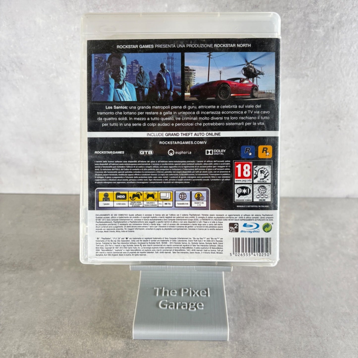 GTA GRAND THEFT AUTO 5 PLAYSTATION 3 PS3 ITA Completo Con Mappa