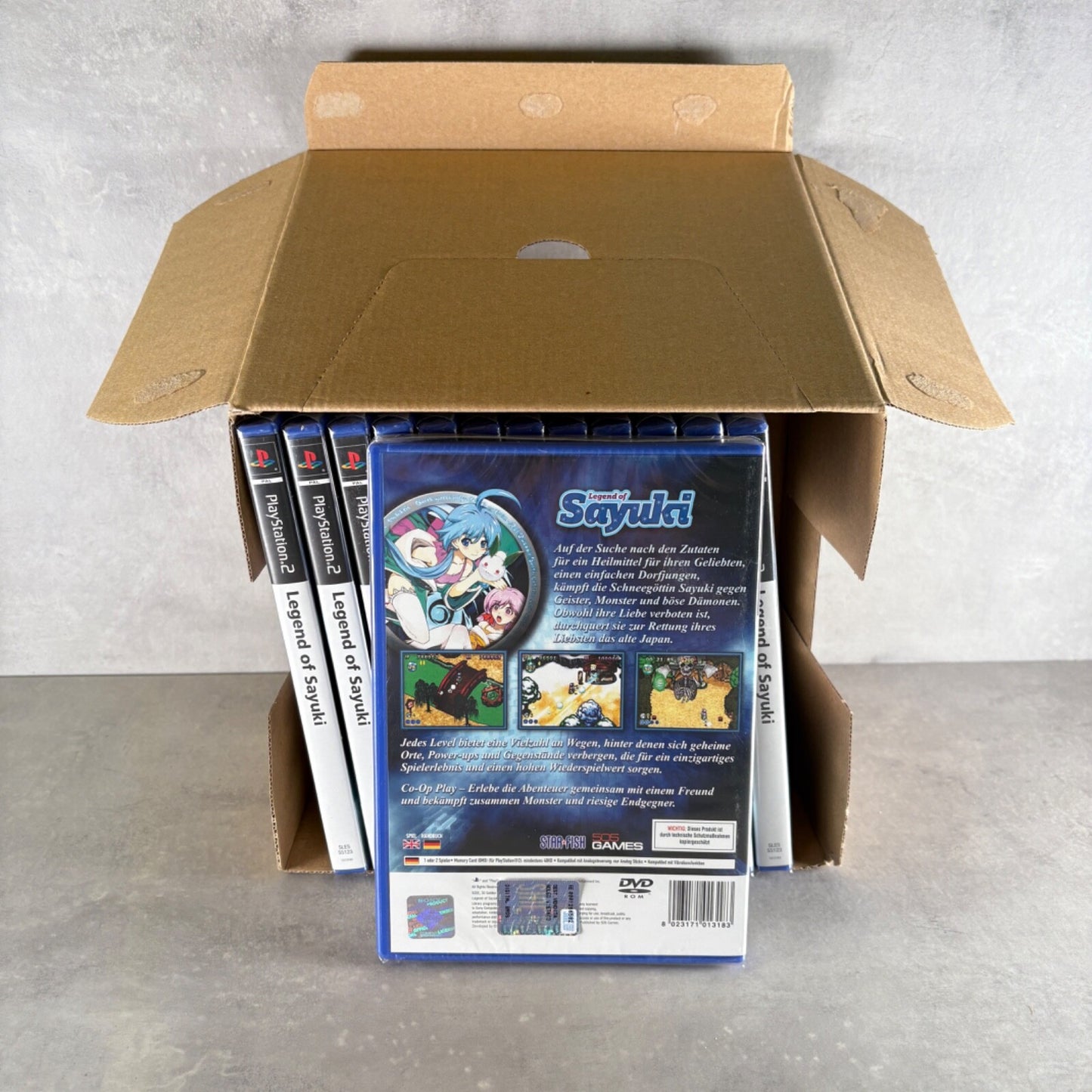 13 COPIES OF LEGEND OF SAYUKI PS2 PAL DEU UK NUOVO SIGILLATO 505 GAMES