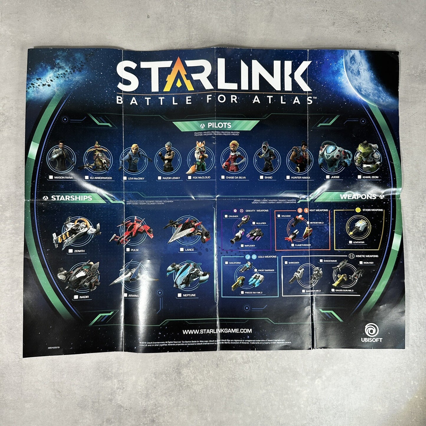 STARLINK BATTLE FOR ATLAS STARTER PACK NINTENDO SWITCH Completo