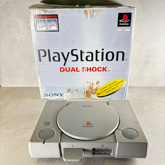 SONY PLAYSTATION 1 PS1 SCPH 7502 CONSOLE + Cavi