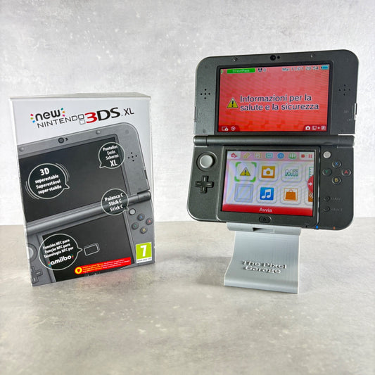 NEW NINTENDO 3DS XL CONSOLE Nero Con Scatola + Caricatore