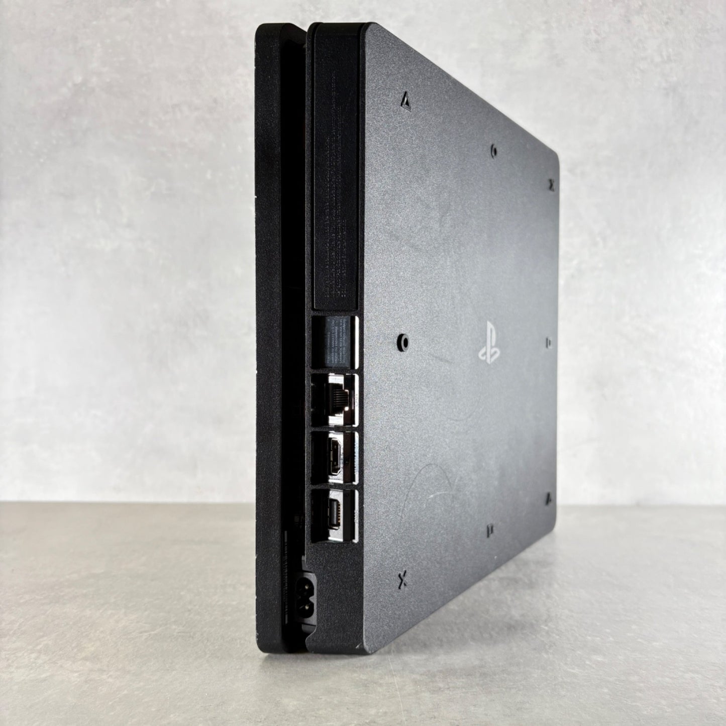 CONSOLE PLAYSTATION 4 SLIM PS4 Nera 500Gb + CONTROLLER e Cavi —FIRMWARE 12.00—