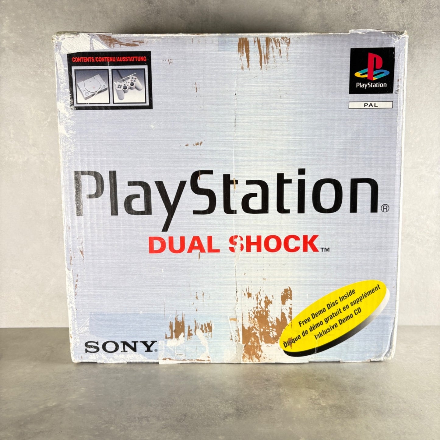 SONY PLAYSTATION 1 PS1 SCPH 7502 CONSOLE + Cavi