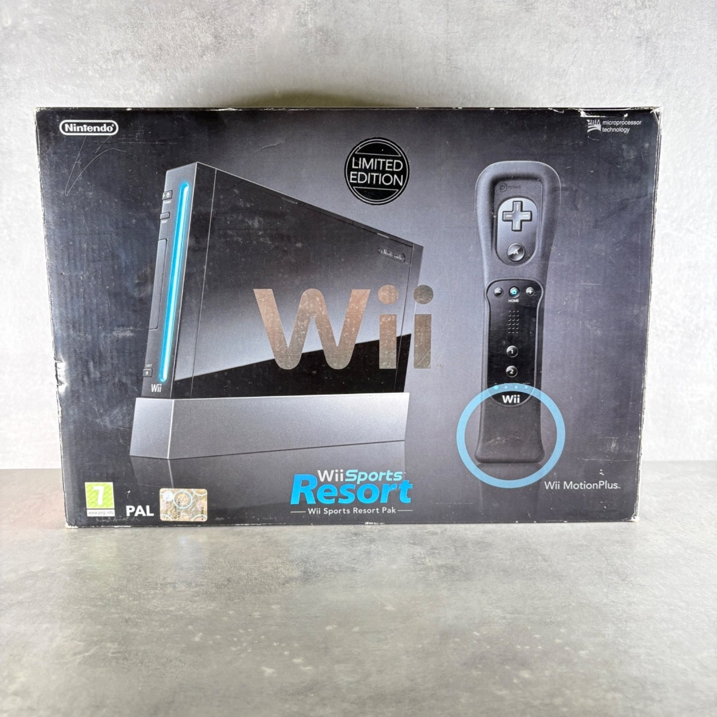 WII CONSOLE WII Nero EDIZIONE LIMITATA + WII Sports e WII Sports Resort COMPLETA
