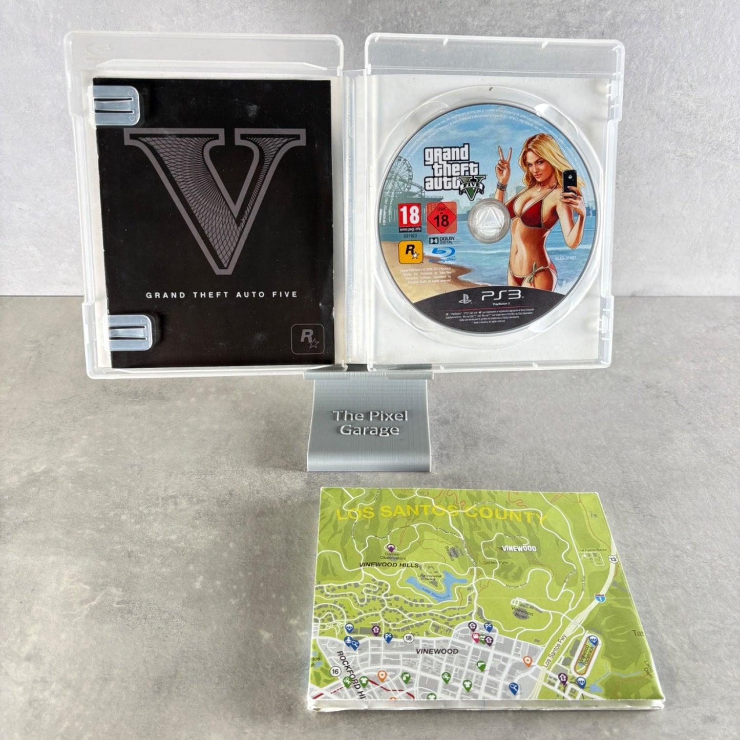 GTA GRAND THEFT AUTO 5 PLAYSTATION 3 PS3 ITA Completo Con Mappa