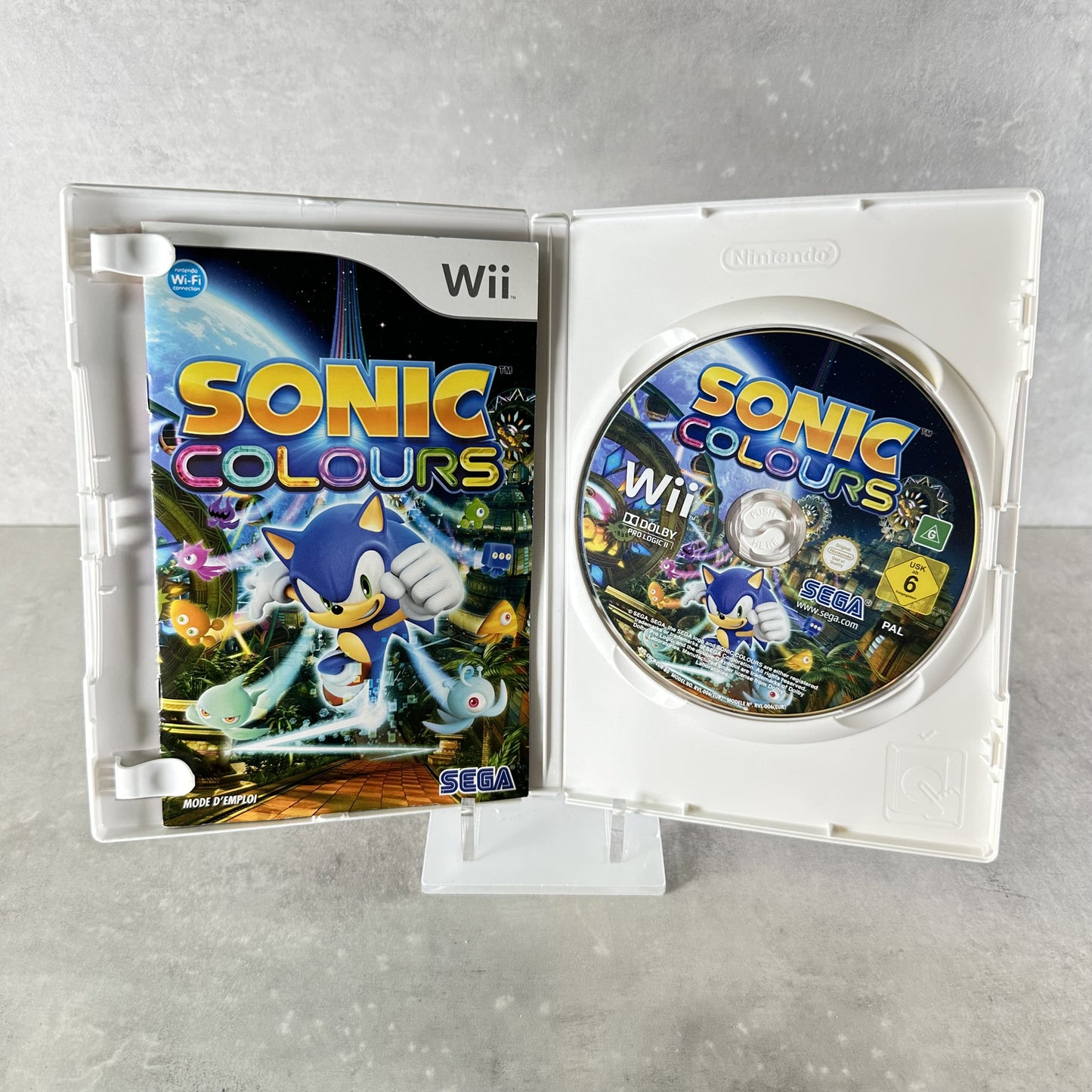 SONIC COLOURS NINTENDO WII / WII U Videogioco Multilingue Completo