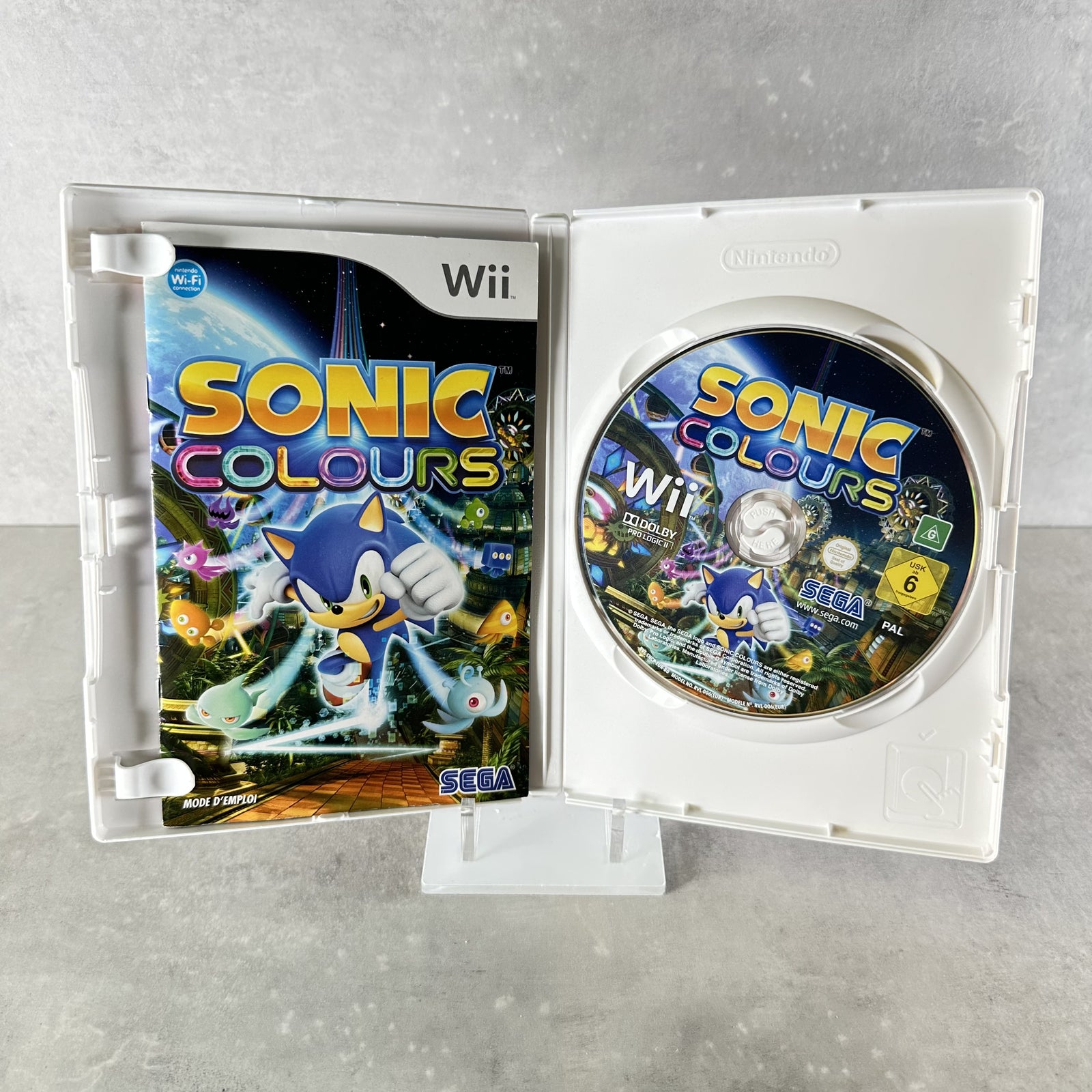 SONIC COLOURS NINTENDO WII / WII U Videogioco Multilingue Completo