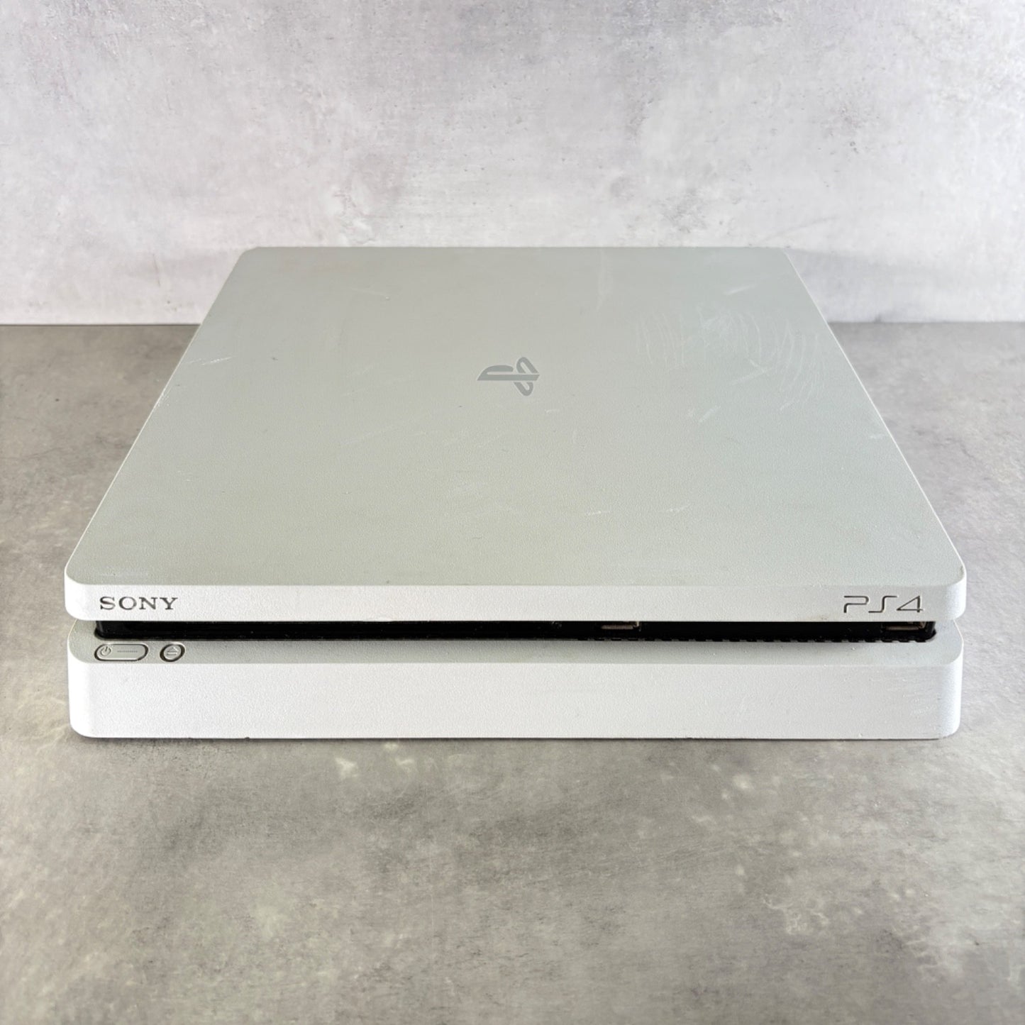 CONSOLE PLAYSTATION 4 SLIM PS4 Bianco 500Gb + Cavi e CONTROLLER —FIRMWARE 12.52—