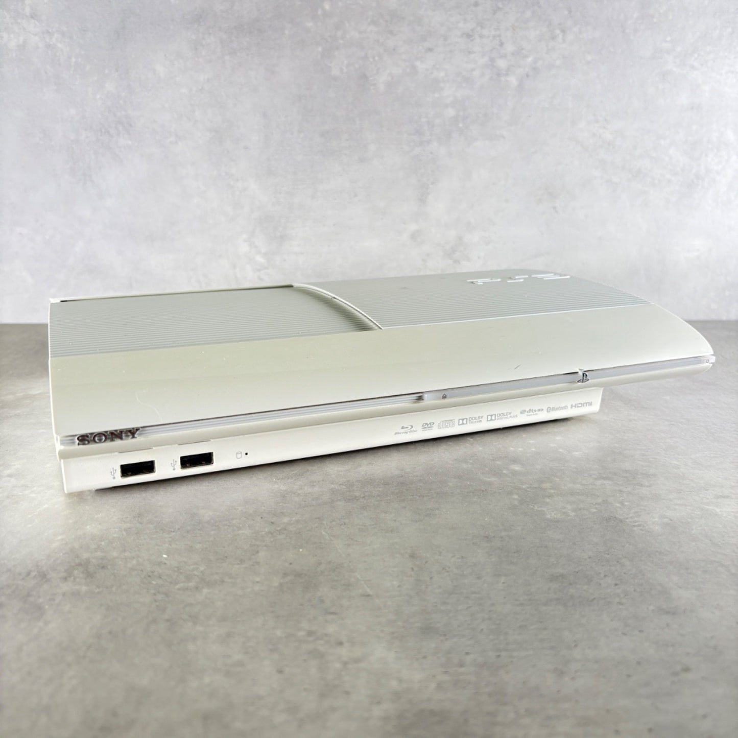 CONSOLE PLAYSTATION 3 SUPER SLIM PS3 Bianco 12GB COMPLETA + Scatola e Controller