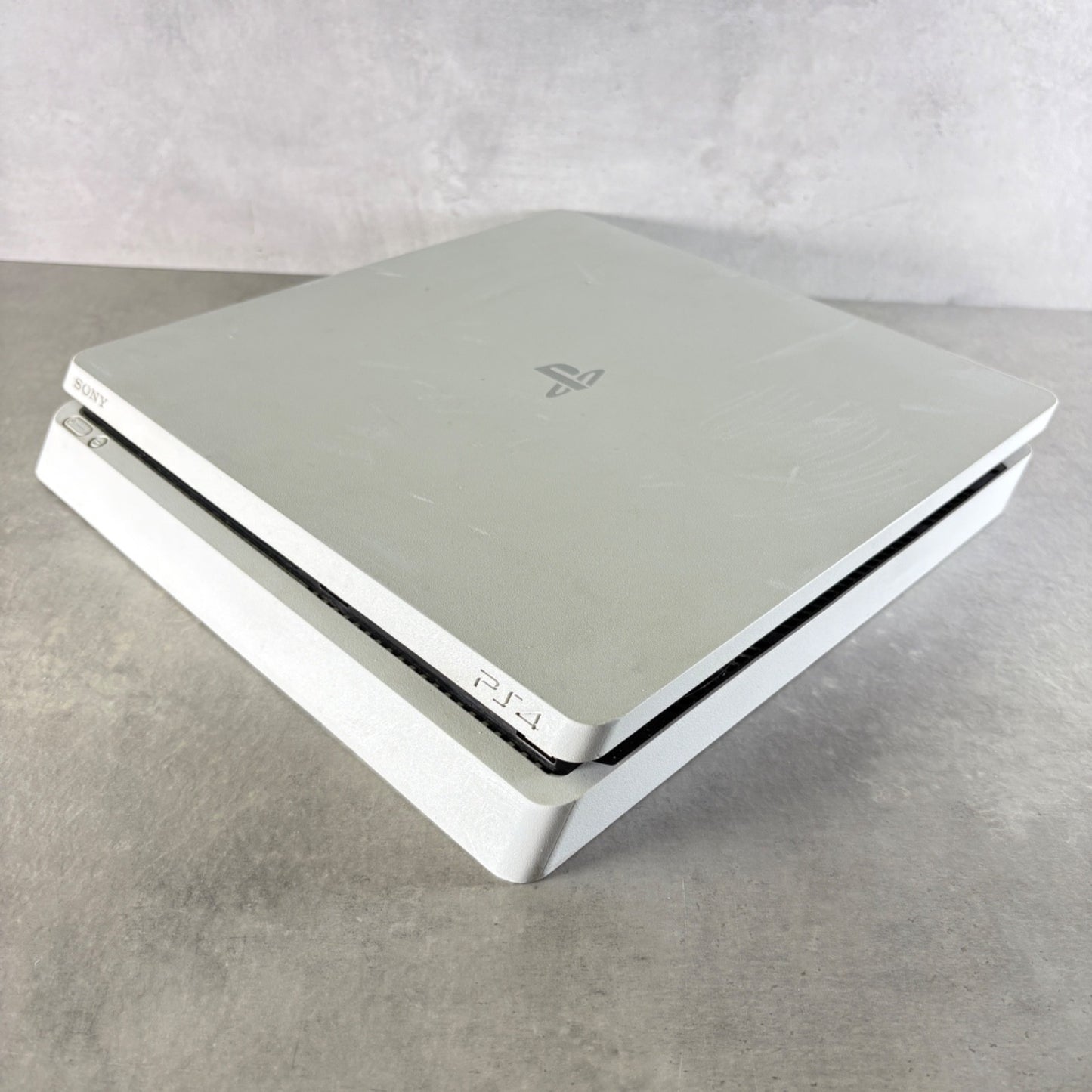 CONSOLE PLAYSTATION 4 SLIM PS4 Bianco 500Gb + Cavi e CONTROLLER —FIRMWARE 12.52—