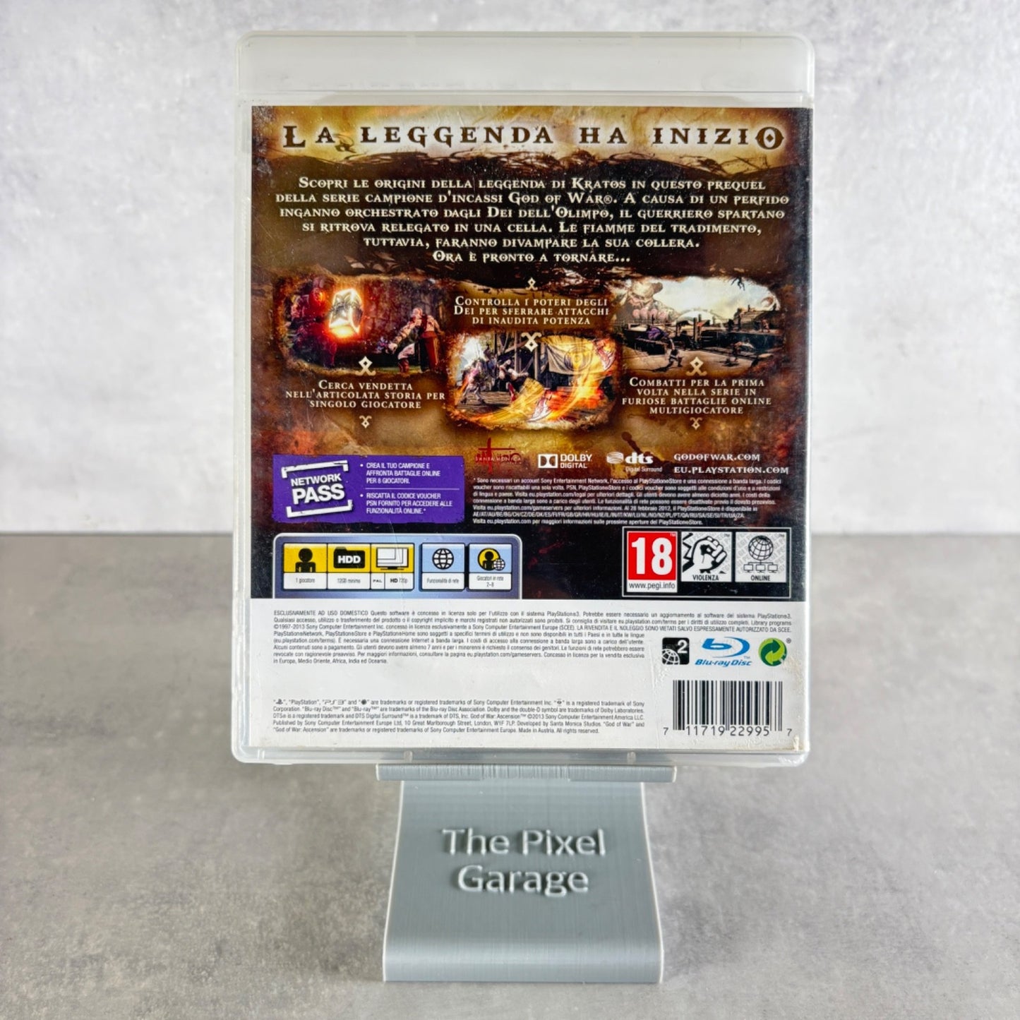 GOD OF WAR ASCENSION PS3 PLAYSTATION 3 ITA Completo