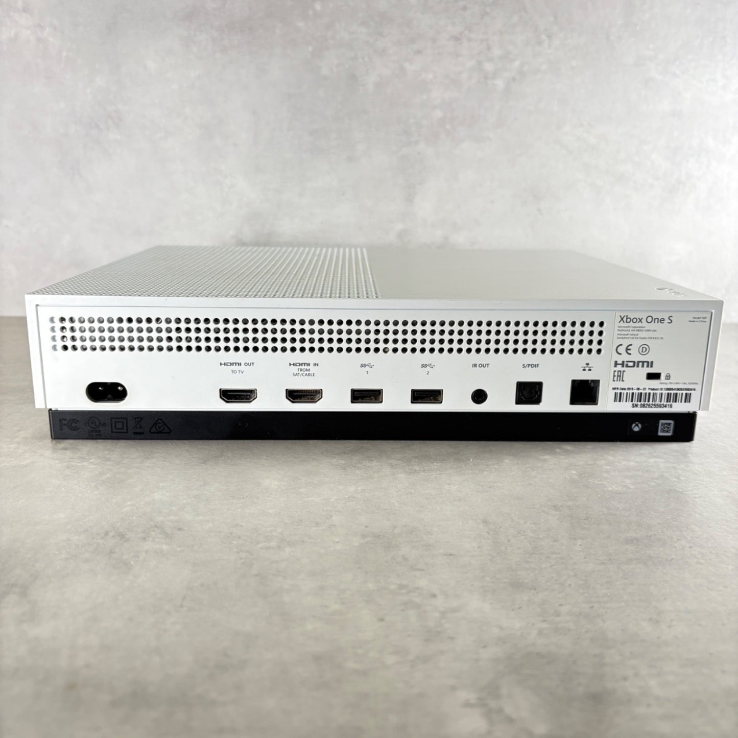 XBOX ONE S CONSOLE Microsoft 500GB Bianco COMPLETA Con Scatola + Cavi