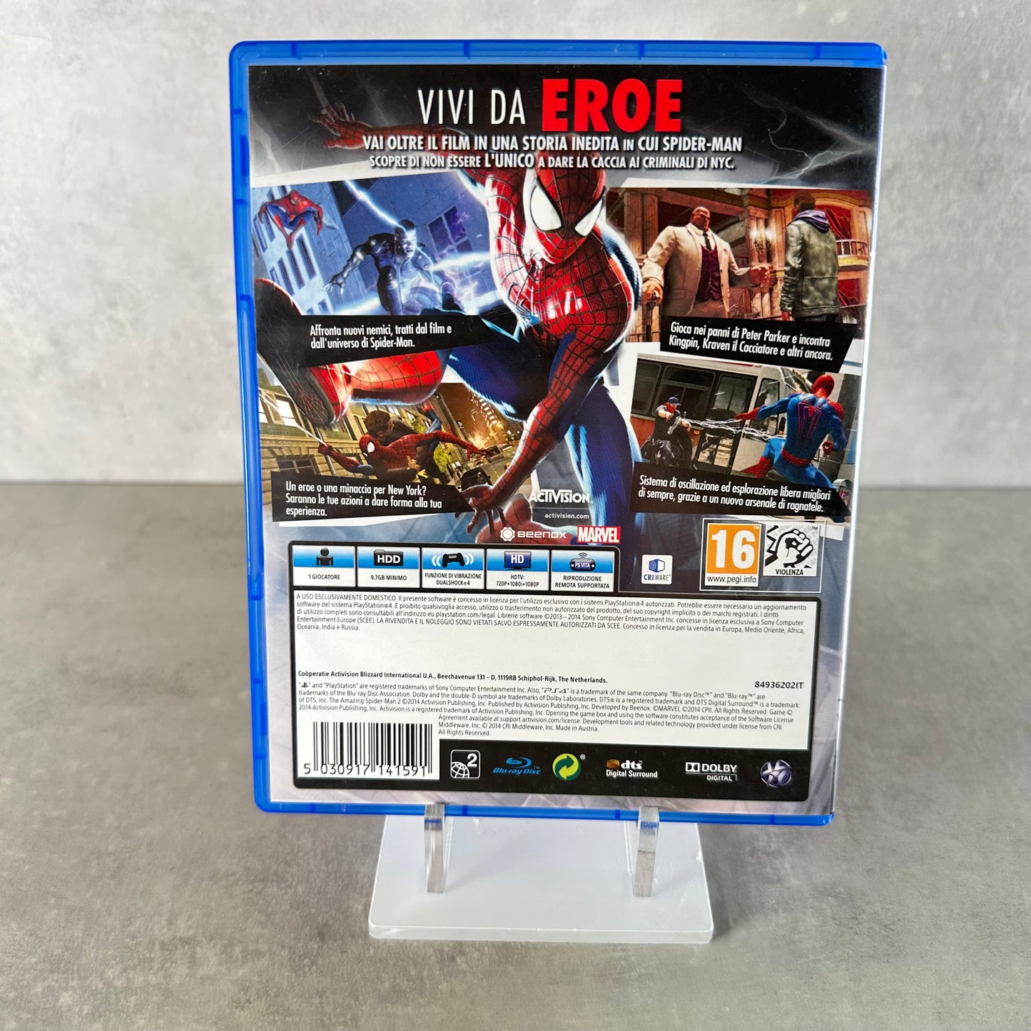 The Amazing Spider-Man 2 - PS4 | Usato | Custodia in Italiano