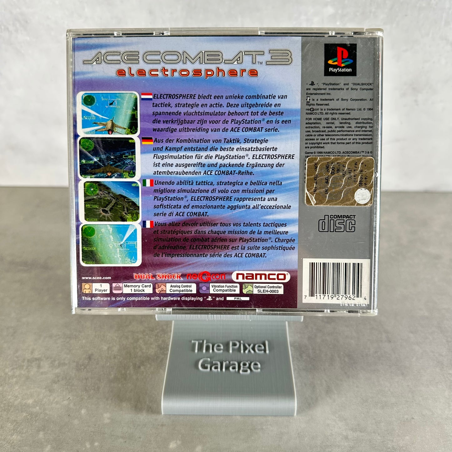 Ace Combat 3: Electrosphere – PS1 – Originale – Copertina e Libretto Inclusi – Multilingua