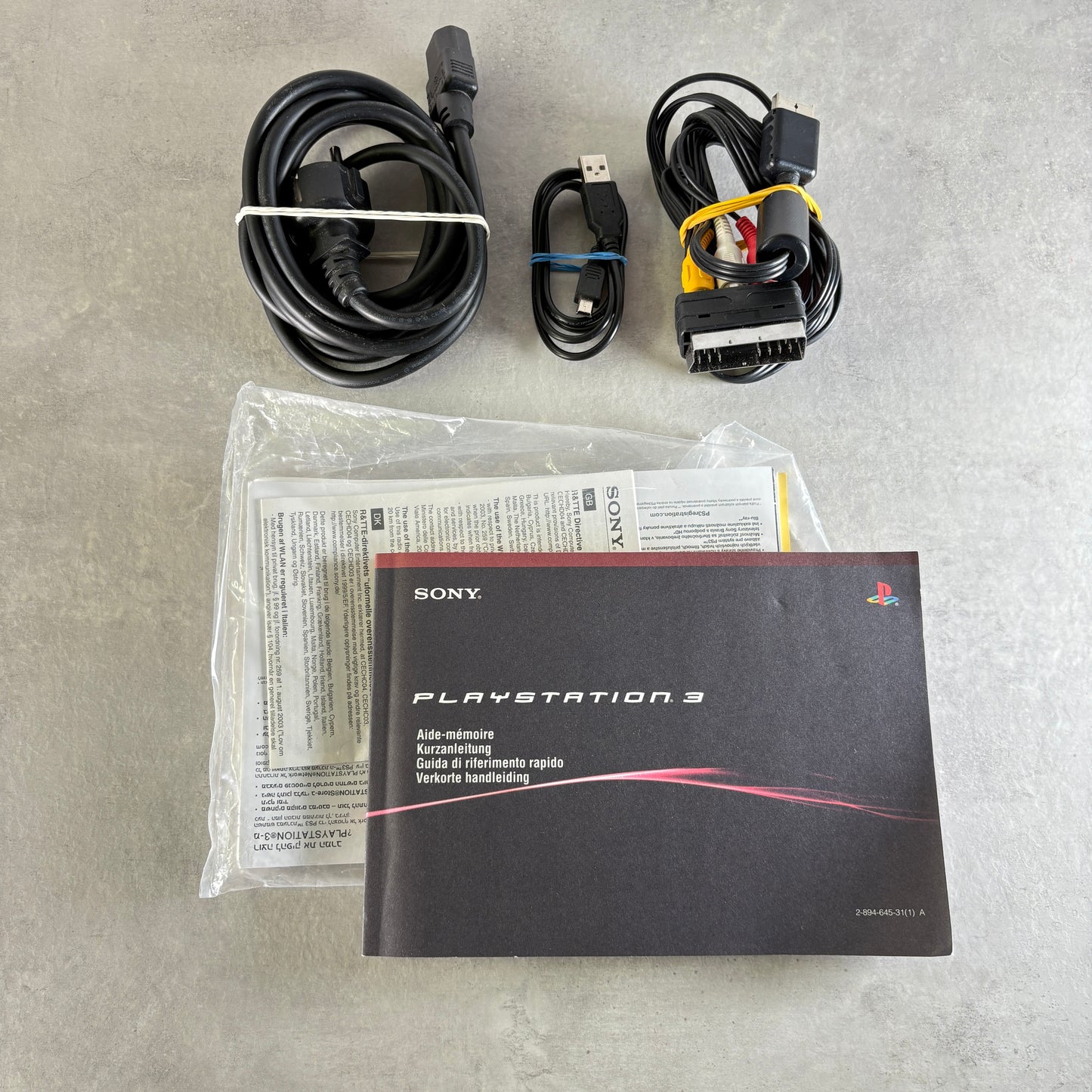 Sony PlayStation 3 FAT Retrocompatibile – Nera – Con Scatola, Cavi, Controller e Manuali Originali