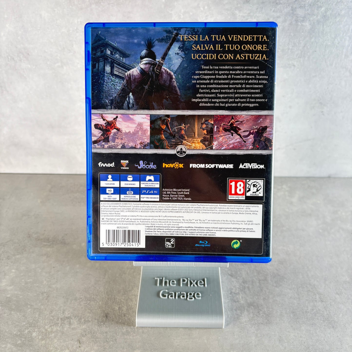 SEKIRO: Shadows Die Twice – PS4 (DLC Edition – Contenuti Aggiuntivi Inclusi) – Usato in Ottime Condizioni