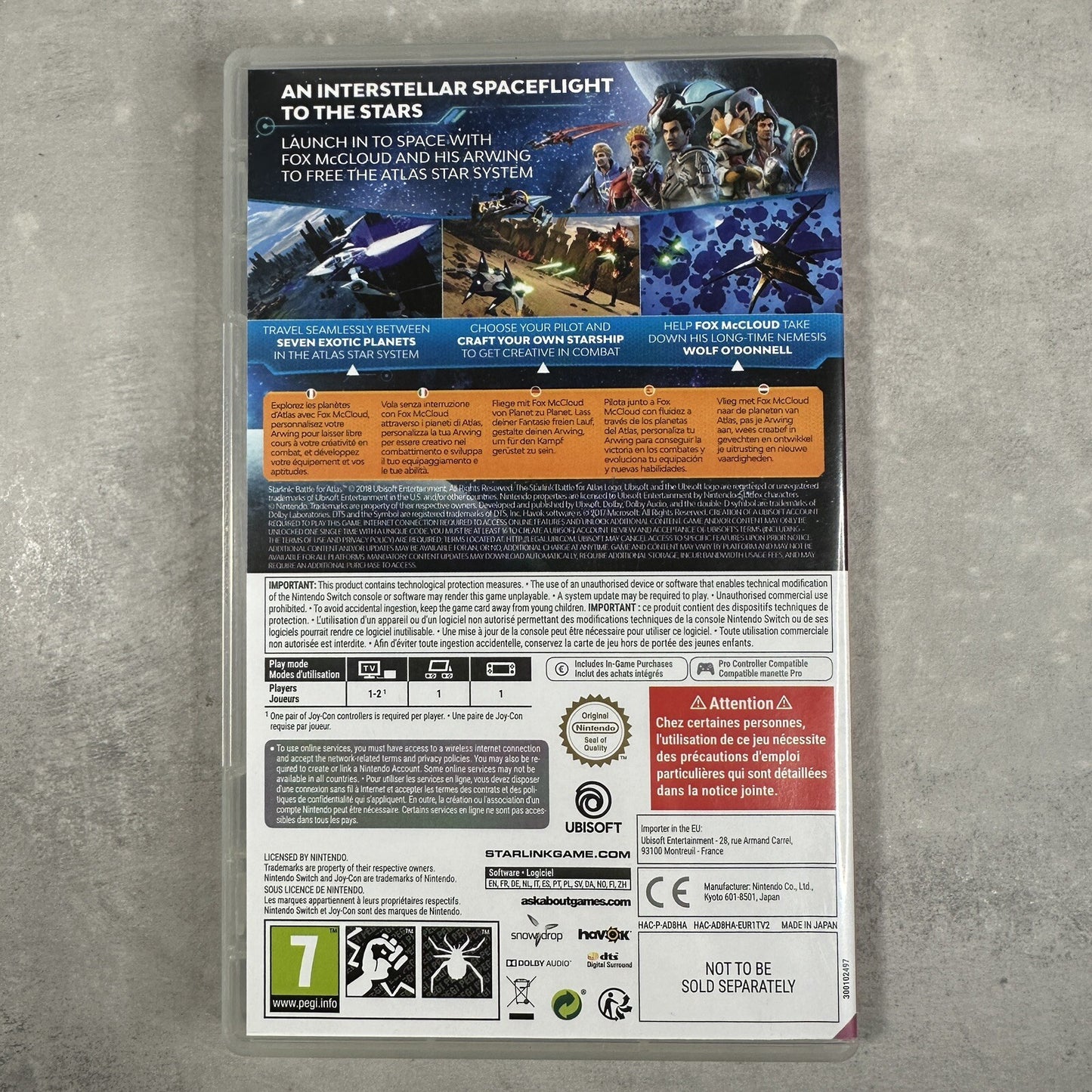 STARLINK BATTLE FOR ATLAS STARTER PACK NINTENDO SWITCH Completo  