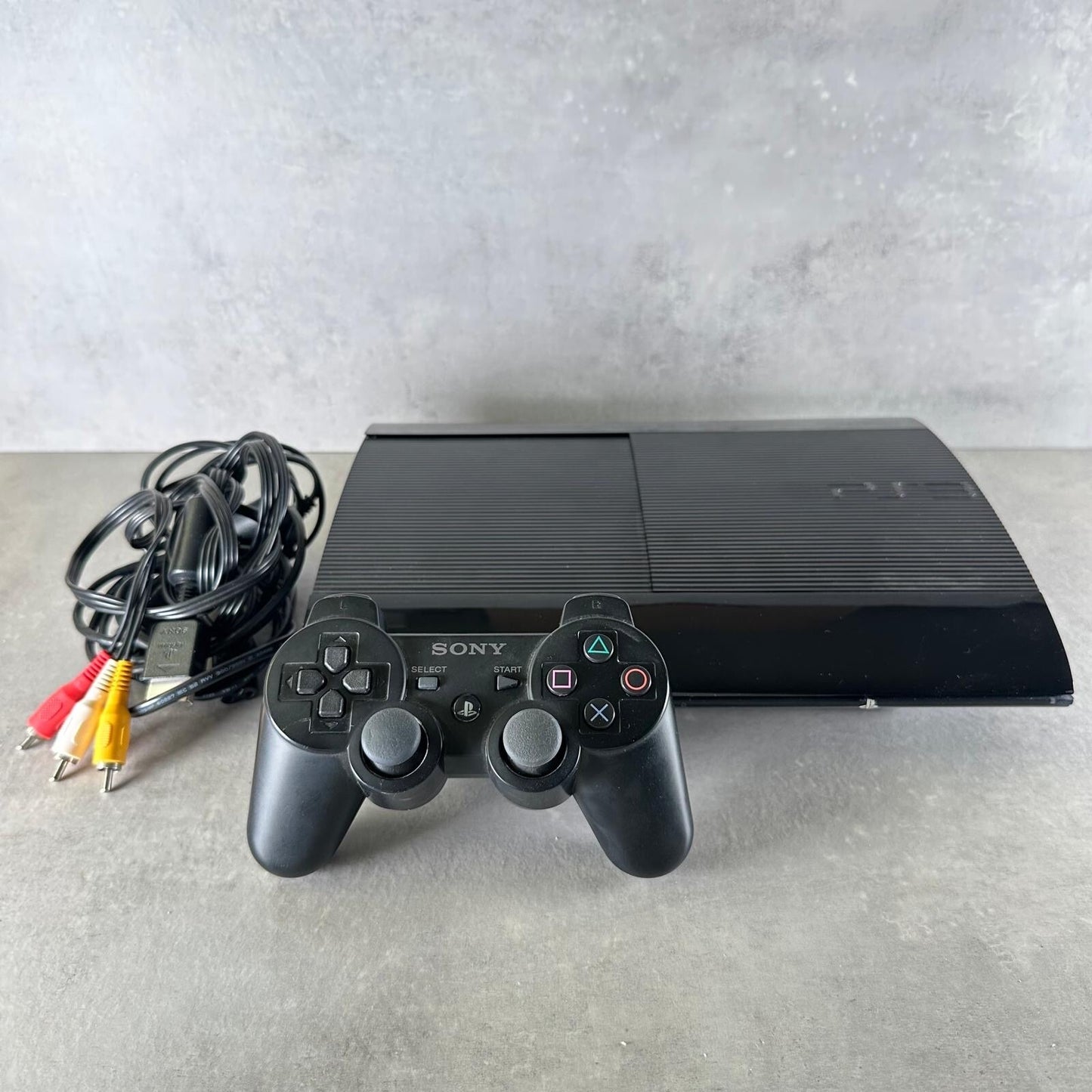 CONSOLE PS3 SUPER SLIM PLAYSTATION 3 SONY 12GB PAL COMPLETA con SCATOLA