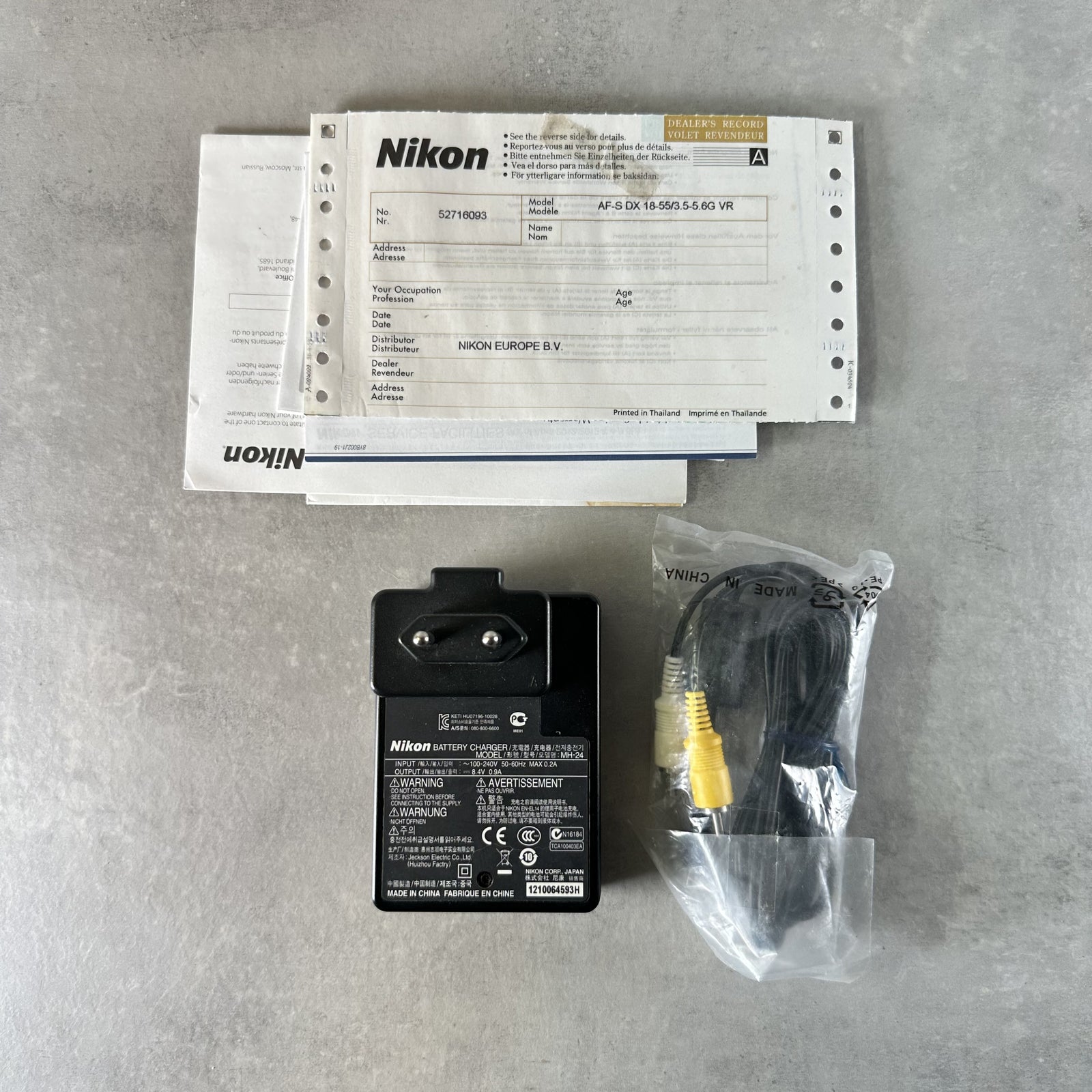 NIKON D3200 FOTOCAMERA Nero CORPO MACCHINA Con Accessori E Scatola