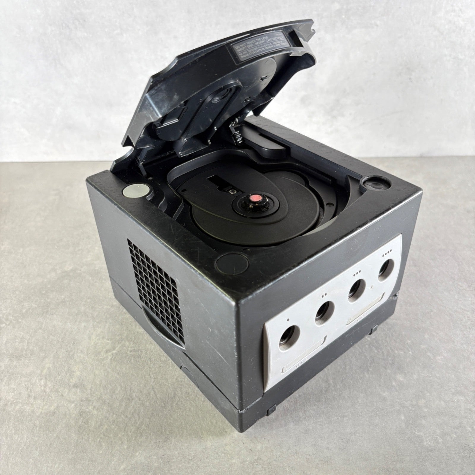 NINTENDO GAMECUBE CONSOLE Nero Con CONTROLLER + CAVI