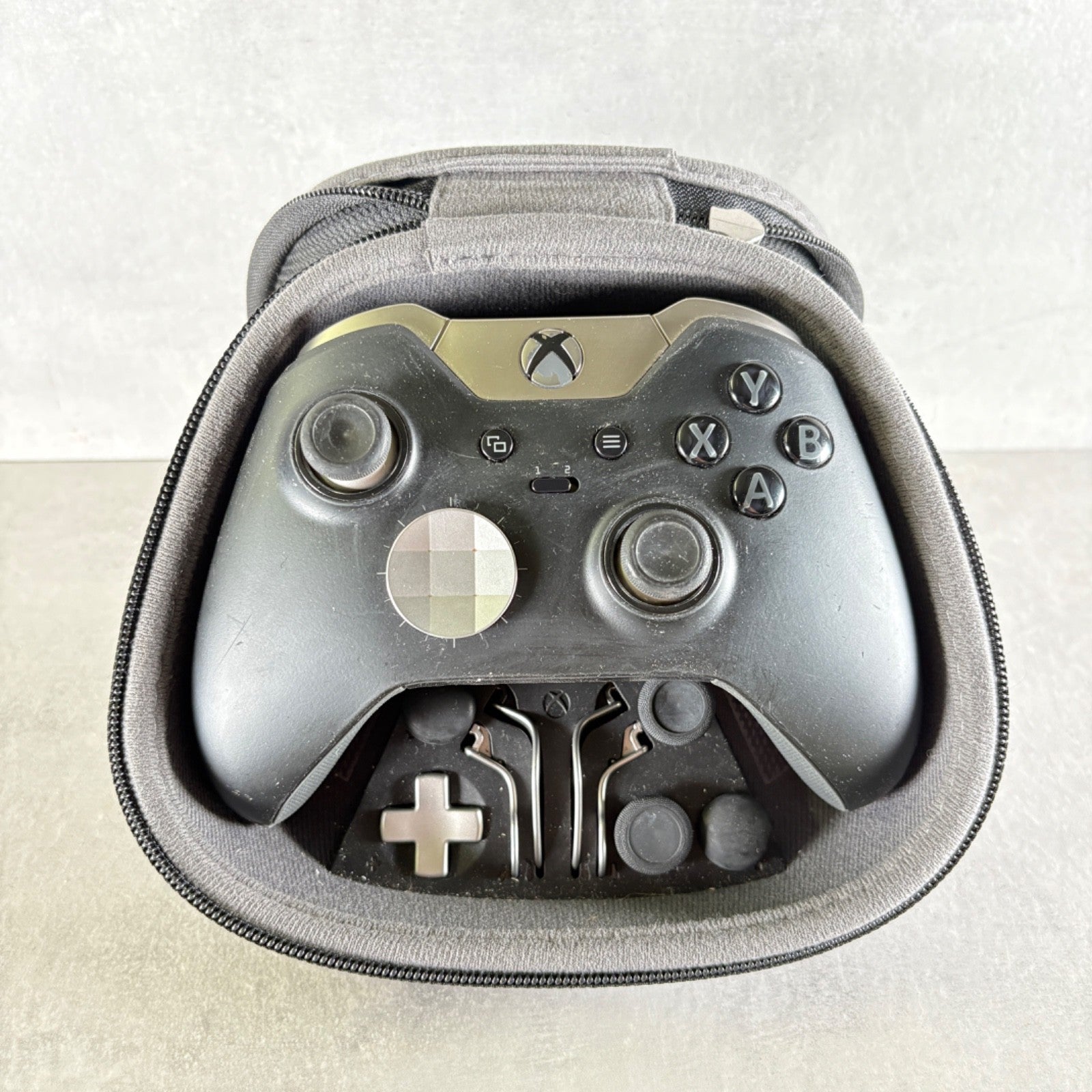 Microsoft XBOX ELITE CONTROLLER Nero SERIE 1 Wireless Pad One Originale COMPLETO