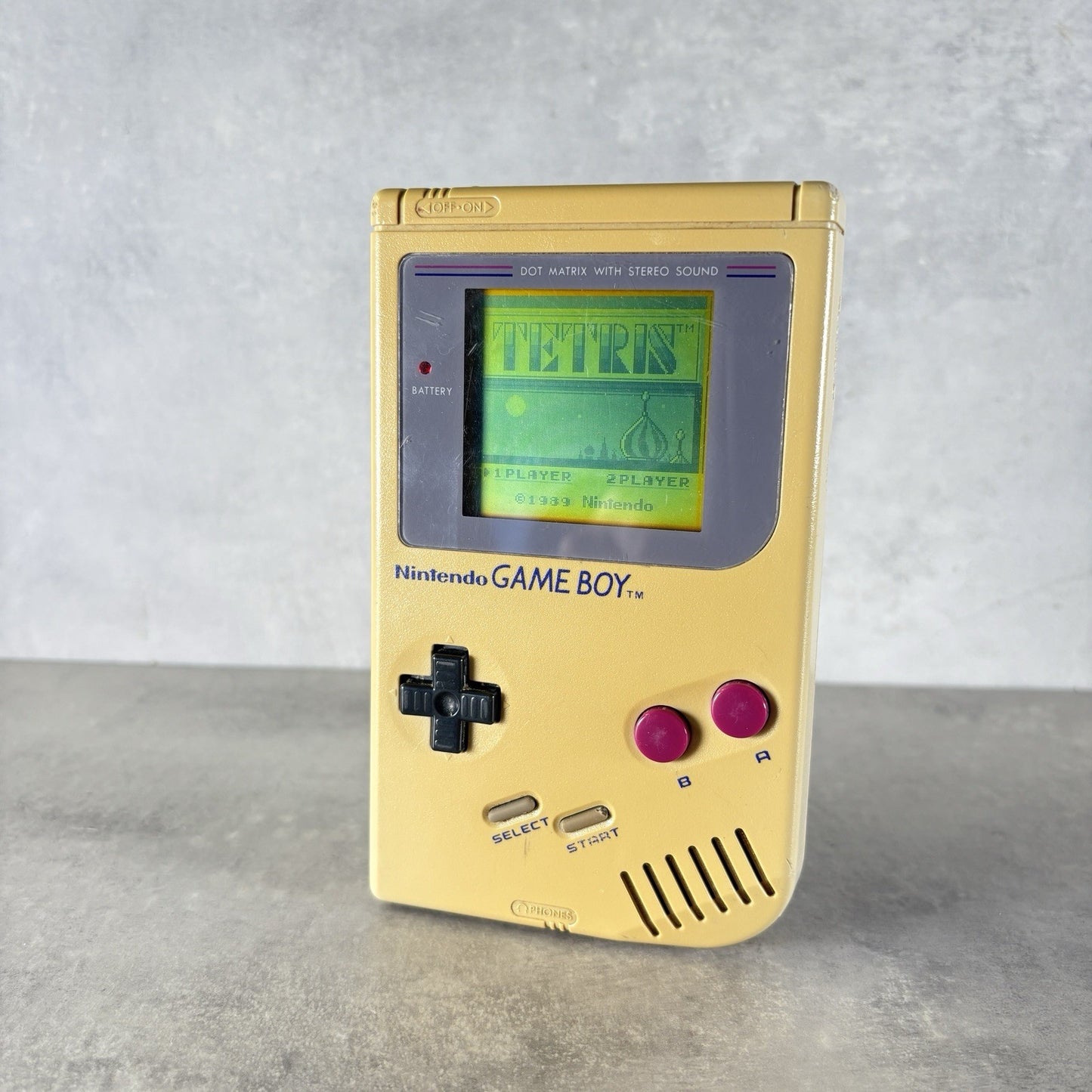 NINTENDO GAME BOY CLASSIC DMG-01 CONSOLE Grigio + Tetris e Libretti