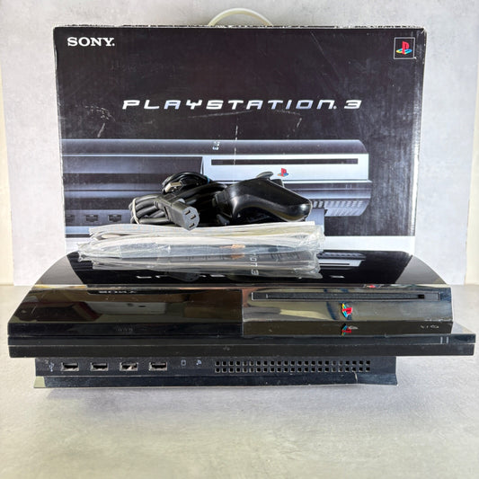 PLAYSTATION 3 RETROCOMPATIBILE Sony PS3 60GB Completa Di SCATOLA + CONTROLLER