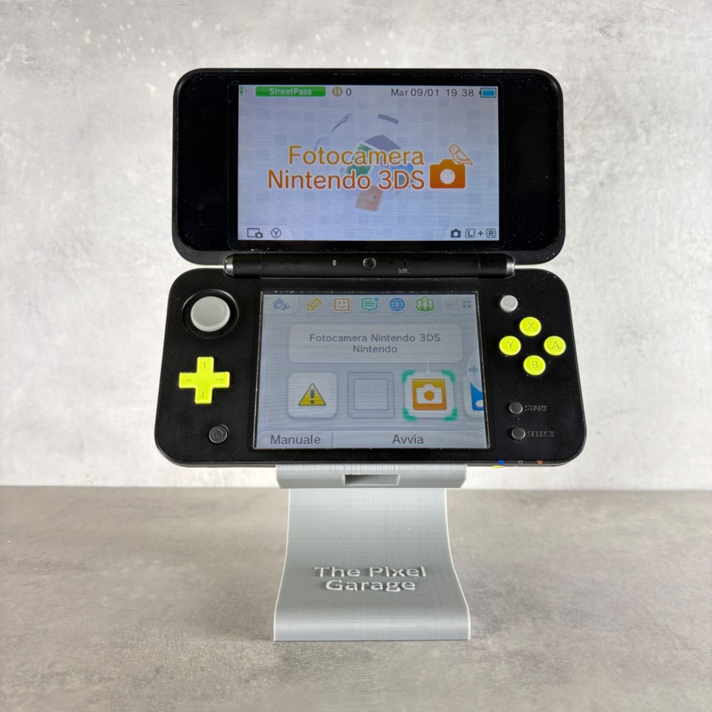 NEW NINTENDO 2DS XL CONSOLE Verde MARIO KART Edition + Caricatore e Gioco
